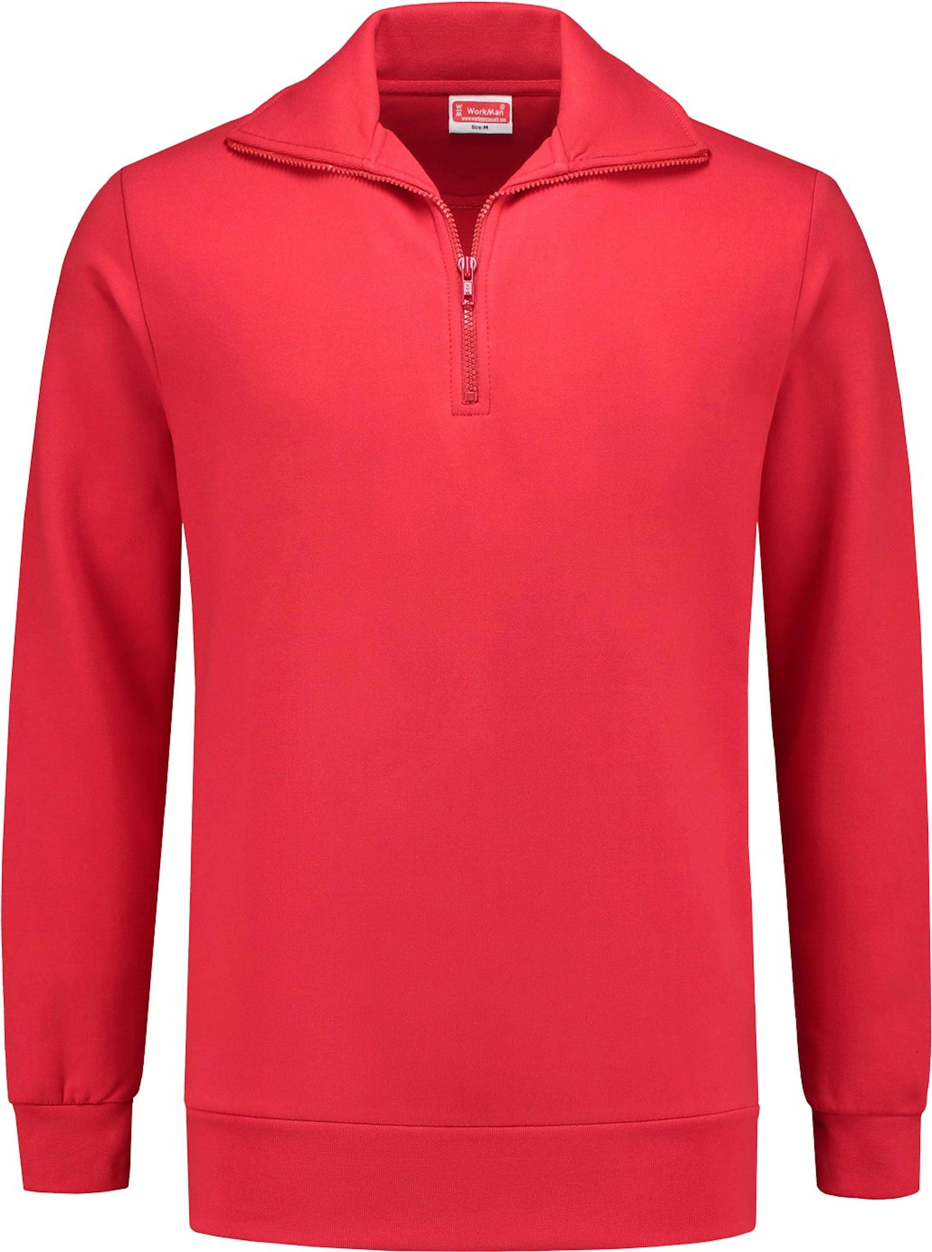 Workman Trui met rits - 5XL - 7703 Rood - 7703 Rood, 5XL