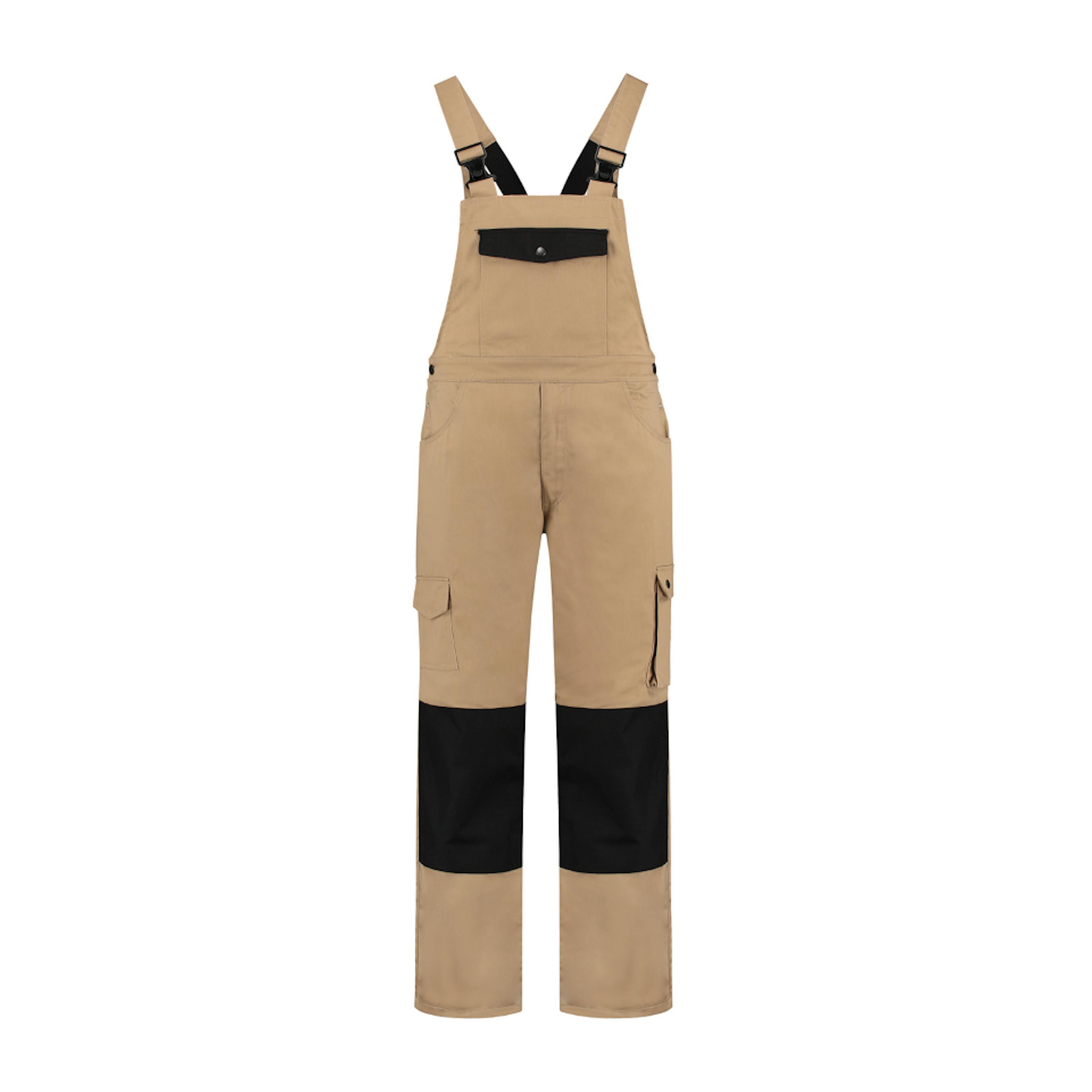 Bestex Tuinoverall katoen/polyester - 52 - Flessengroen / Zwart - 52, Flessengroen / Zwart