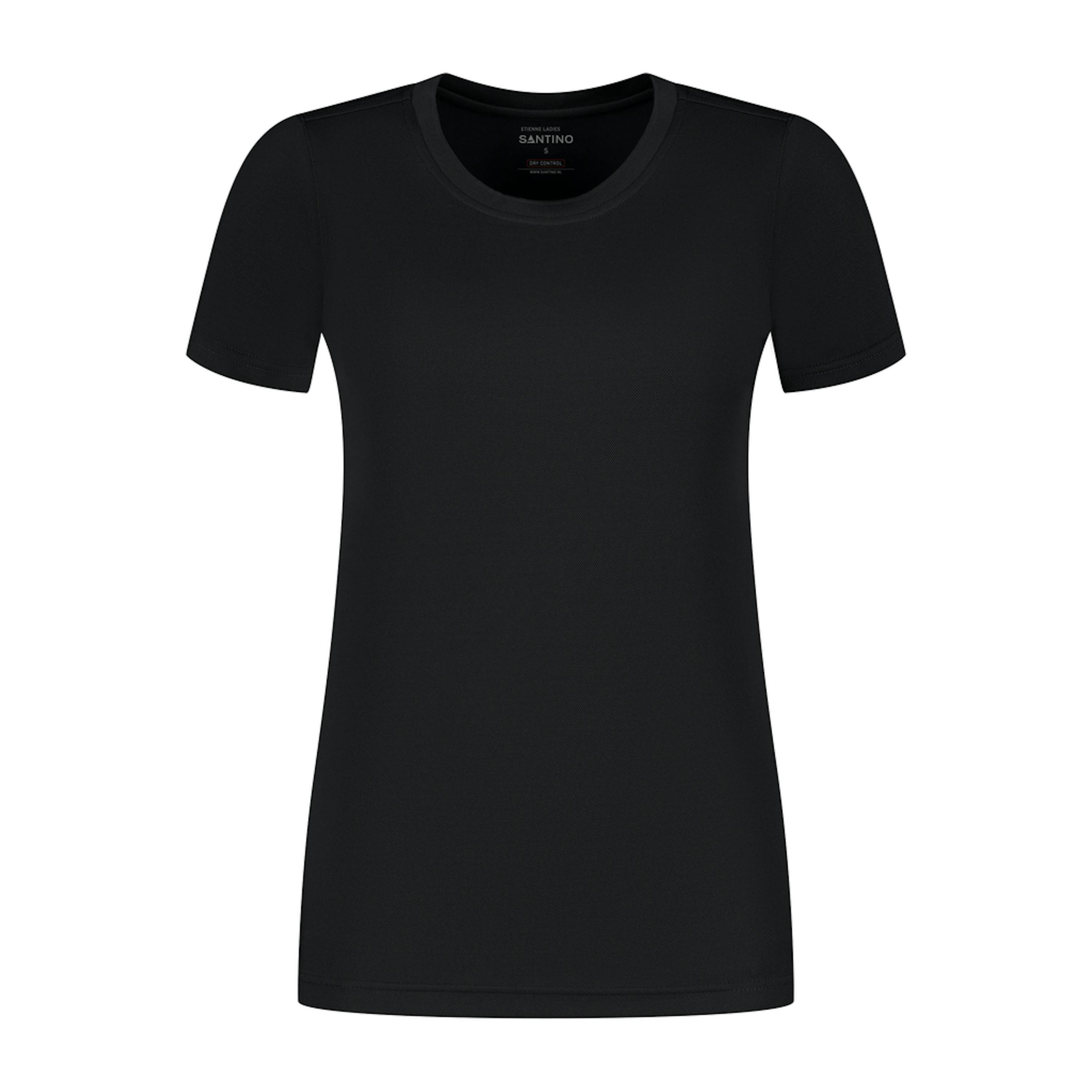 Santino Etienne Dames T-shirt - XL, Zwart 8000