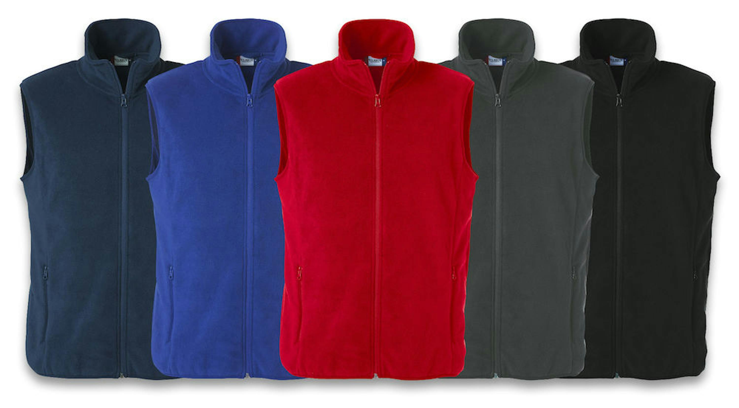 Clique  Basic Polar Fleece Vest 023902 - 3XL - Zwart - 99 - Zwart - 99, 3XL