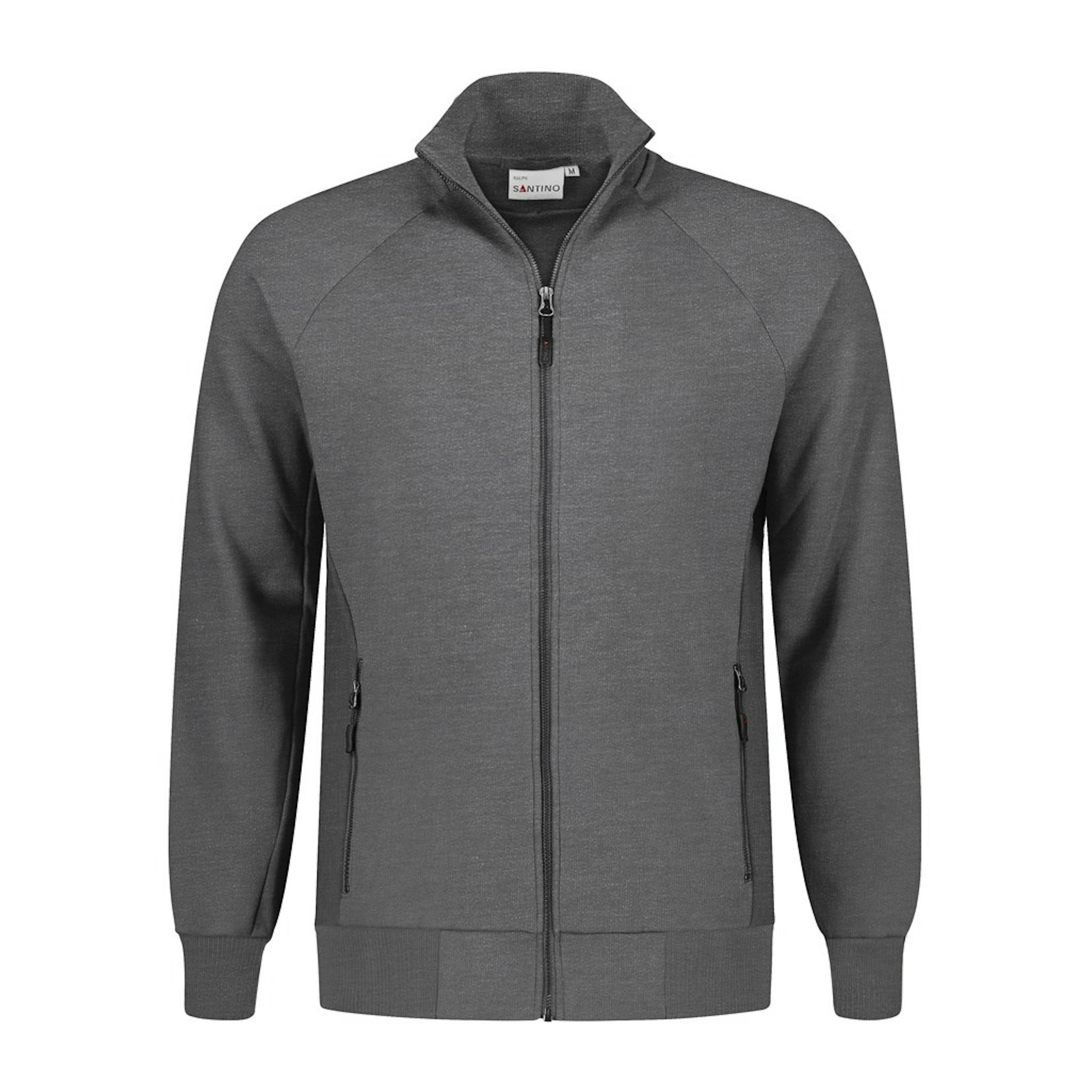 SANTINO Sweatvest Ralph - Zwart 8000 - 3XL - 3XL, Zwart 8000