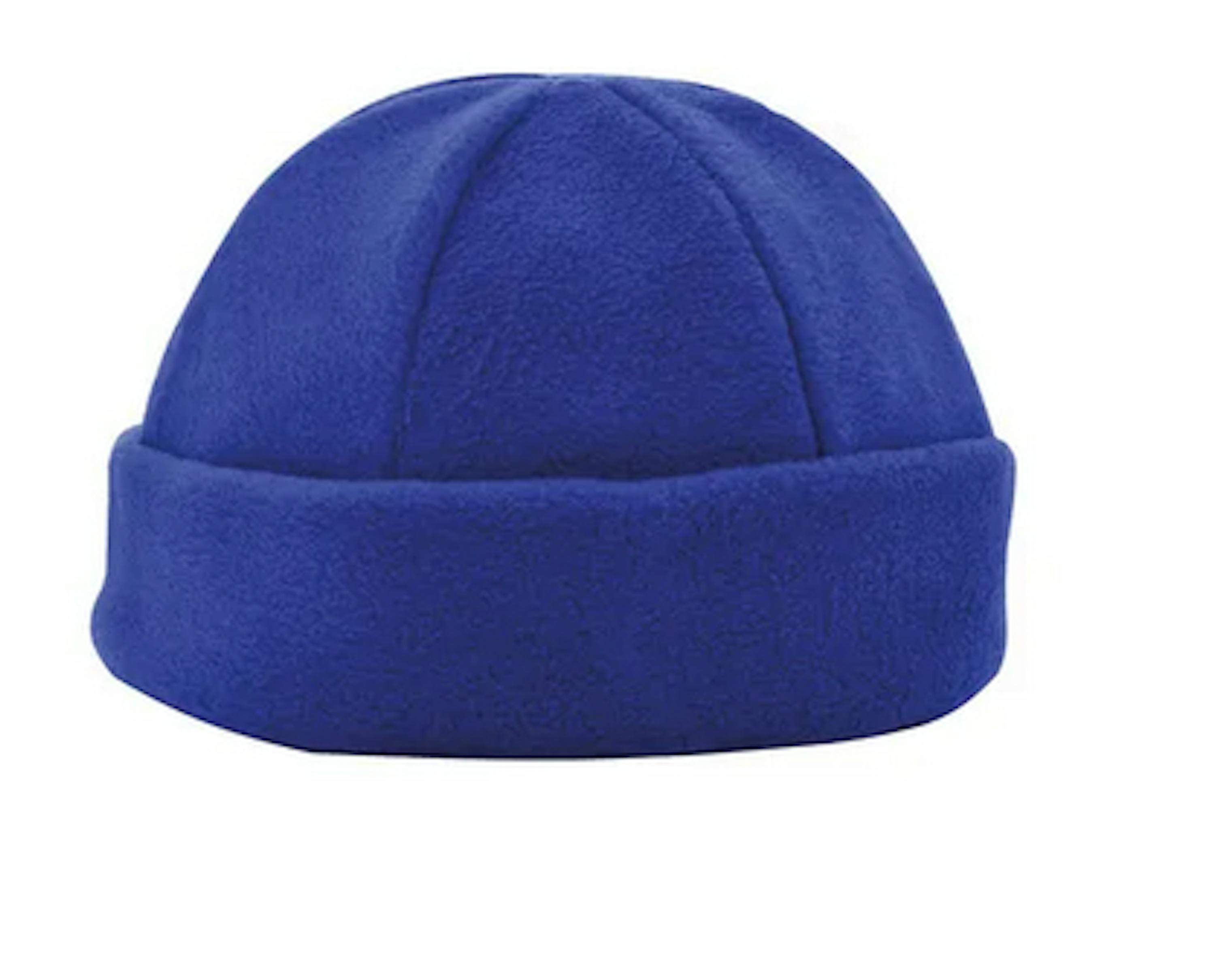 Fleecemuts basic  - One size - Blauw - One size, Blauw