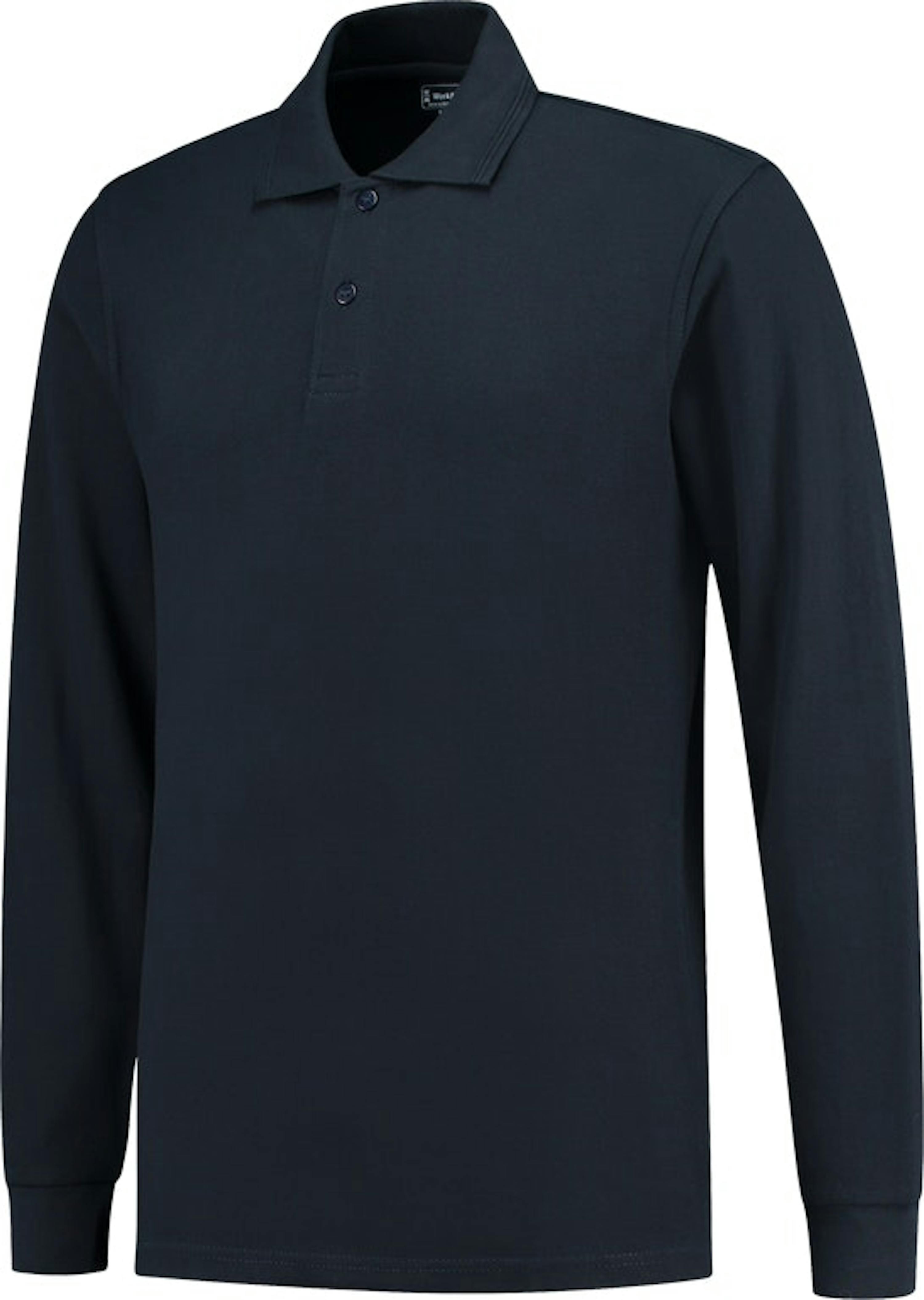 Workman polo lange mouw Outfitters - 81022 Navy - 2XL - 81022 Navy, 2XL