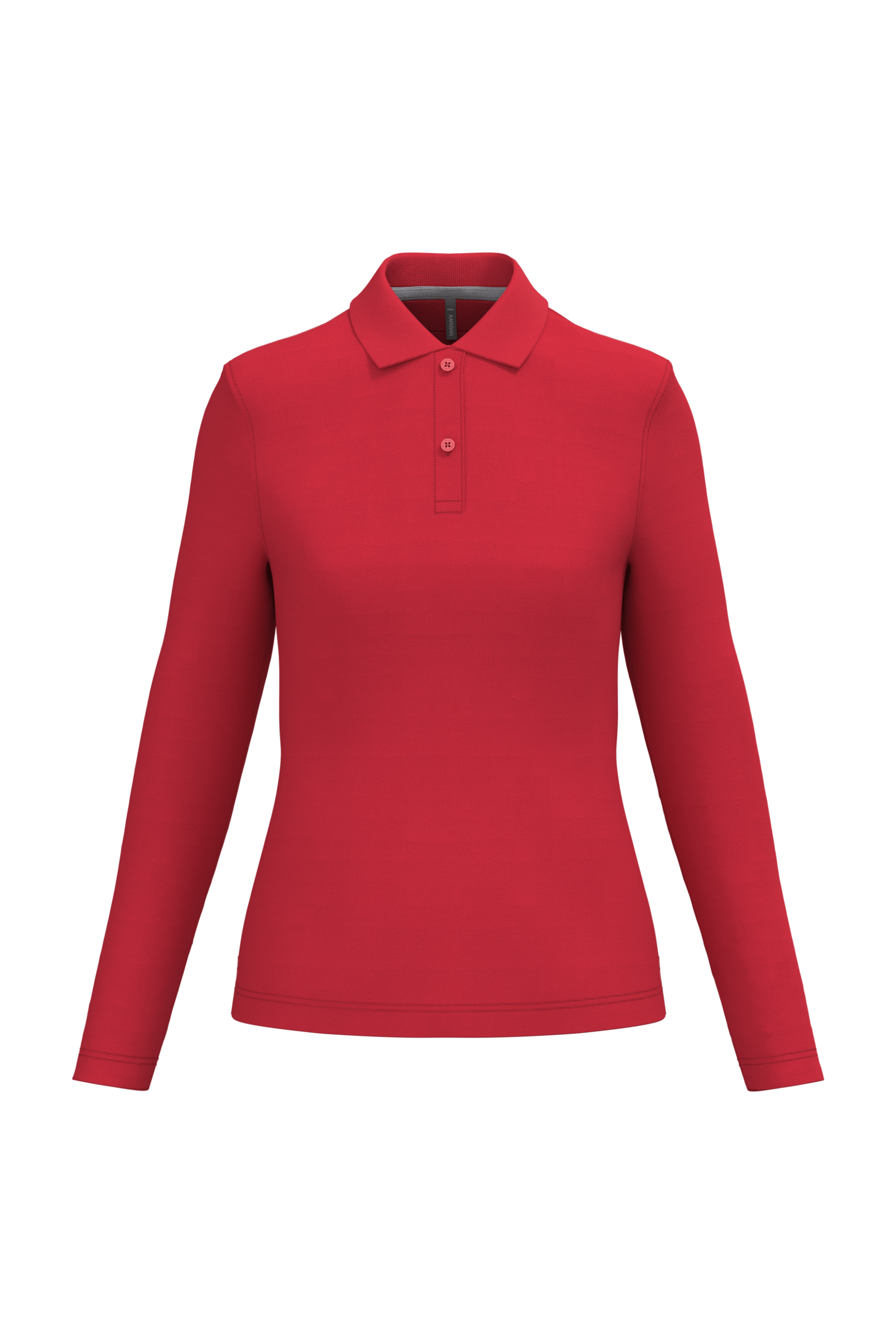 Kariban damespolo lange mouw K244