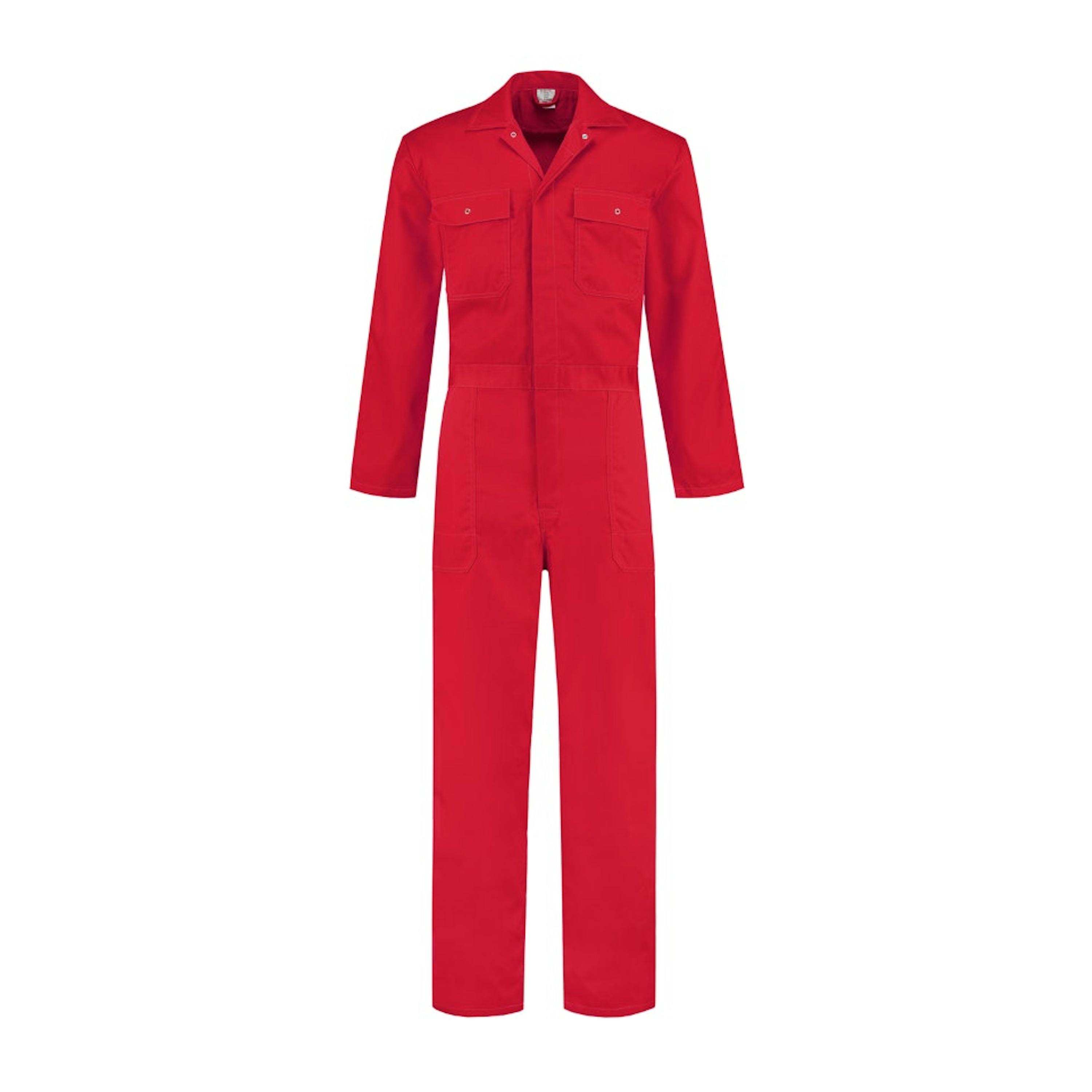 Bestex Kinderoverall polyester/katoen - 104 - Rood - 104, Rood