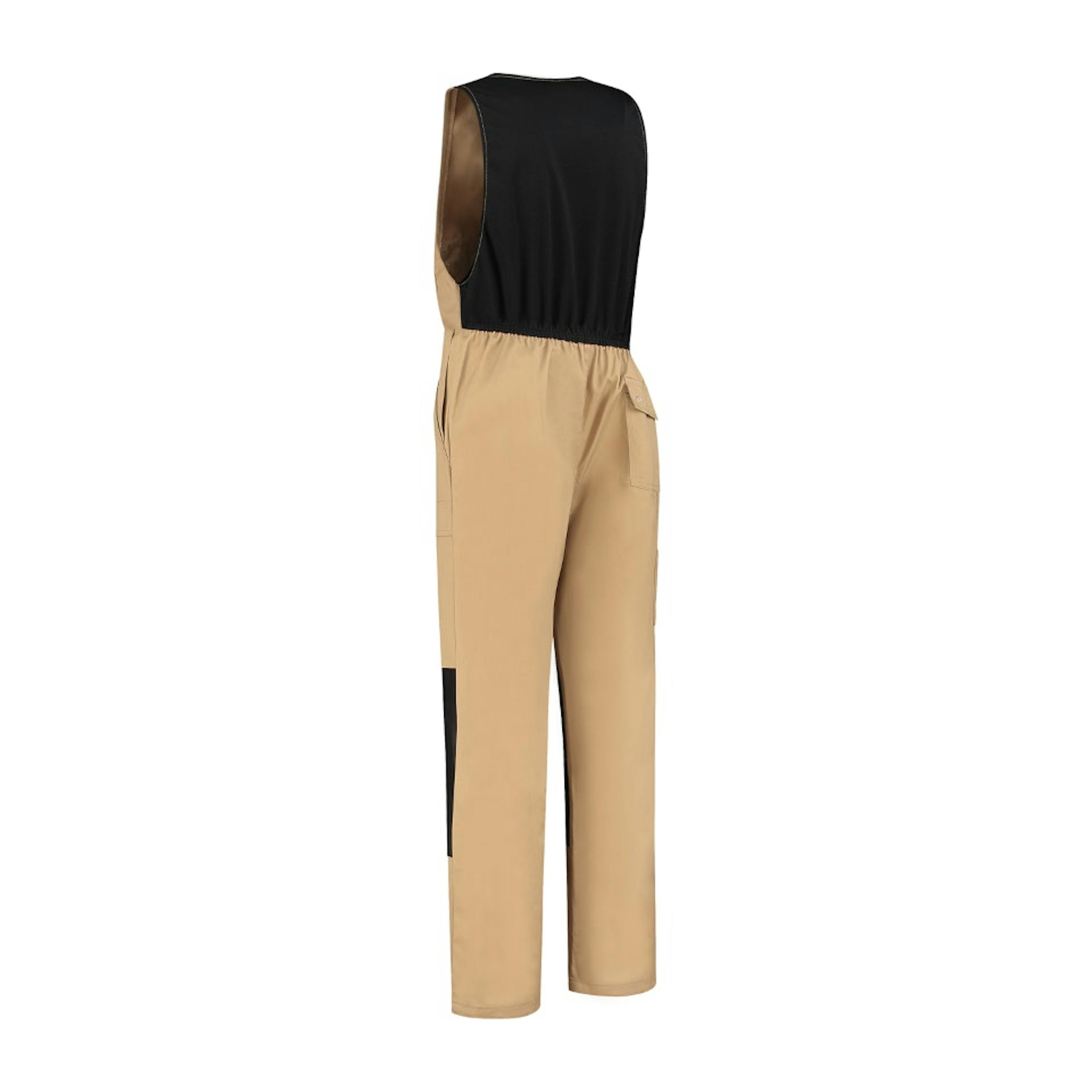 Bestex bodybroek katoen/polyester - 44 - Kaki / Zwart - Kaki / Zwart, 44