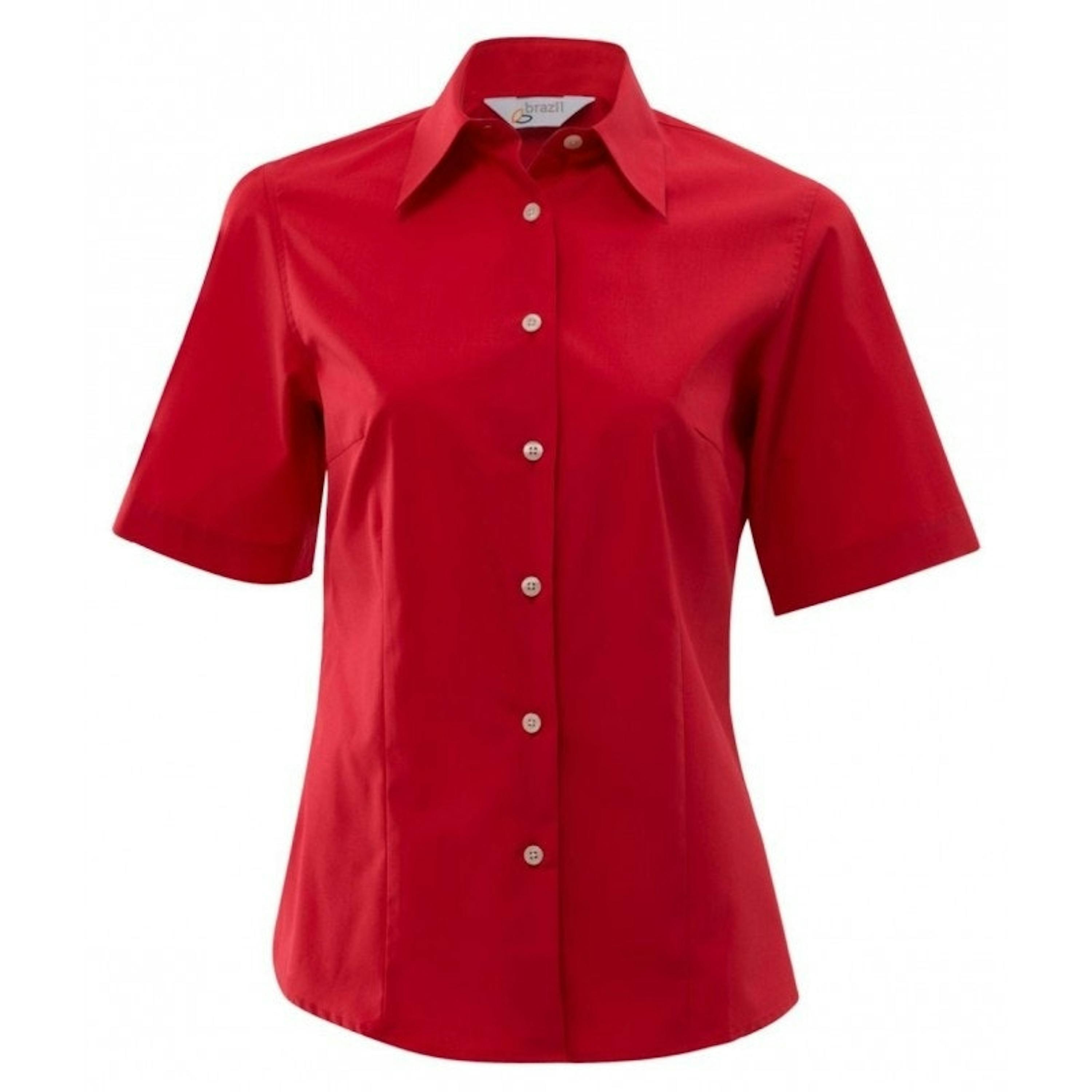 Kummel dames blouse Kate korte mouw - 34 - Rood - Rood, 34