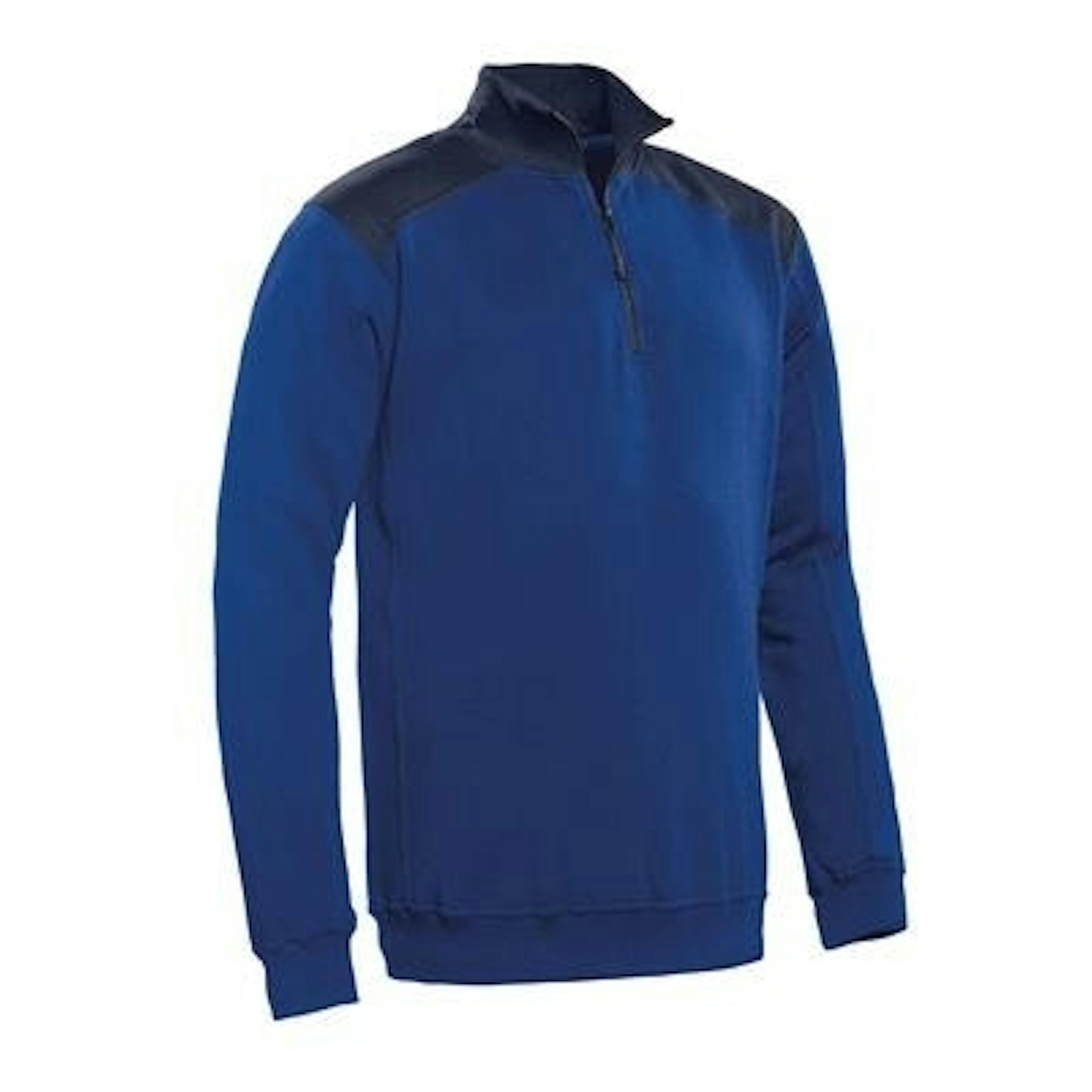 Santino Zipsweater Tokyo bi-colour - 4XL - Royal Blue / Real Navy 6084 - Royal Blue / Real Navy 6084 , 4XL