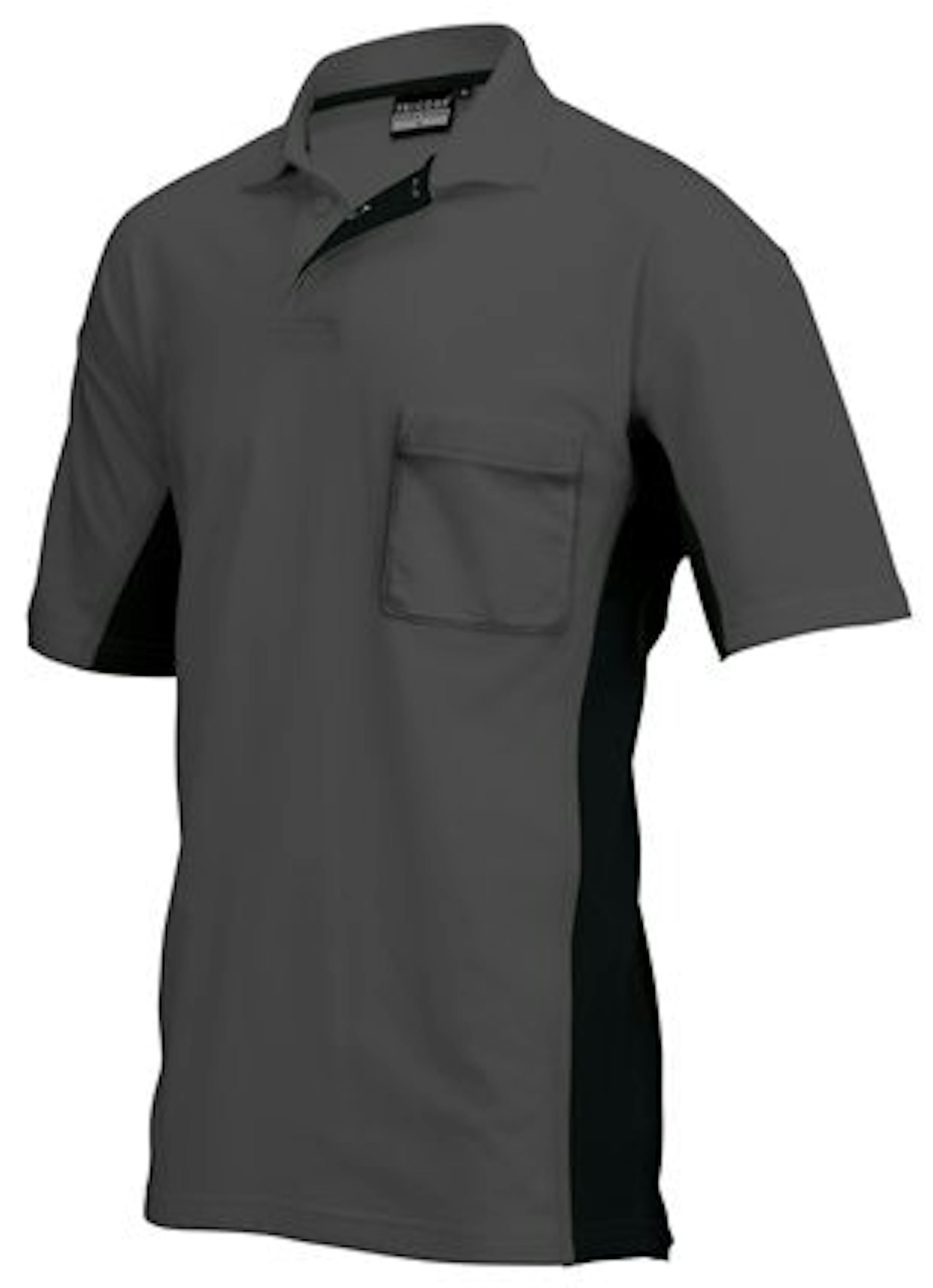 Tricorp TP2000 Poloshirt Bi-Colour met borstzak (202002) - 2XL - Grey / Black - 2XL, Grey / Black