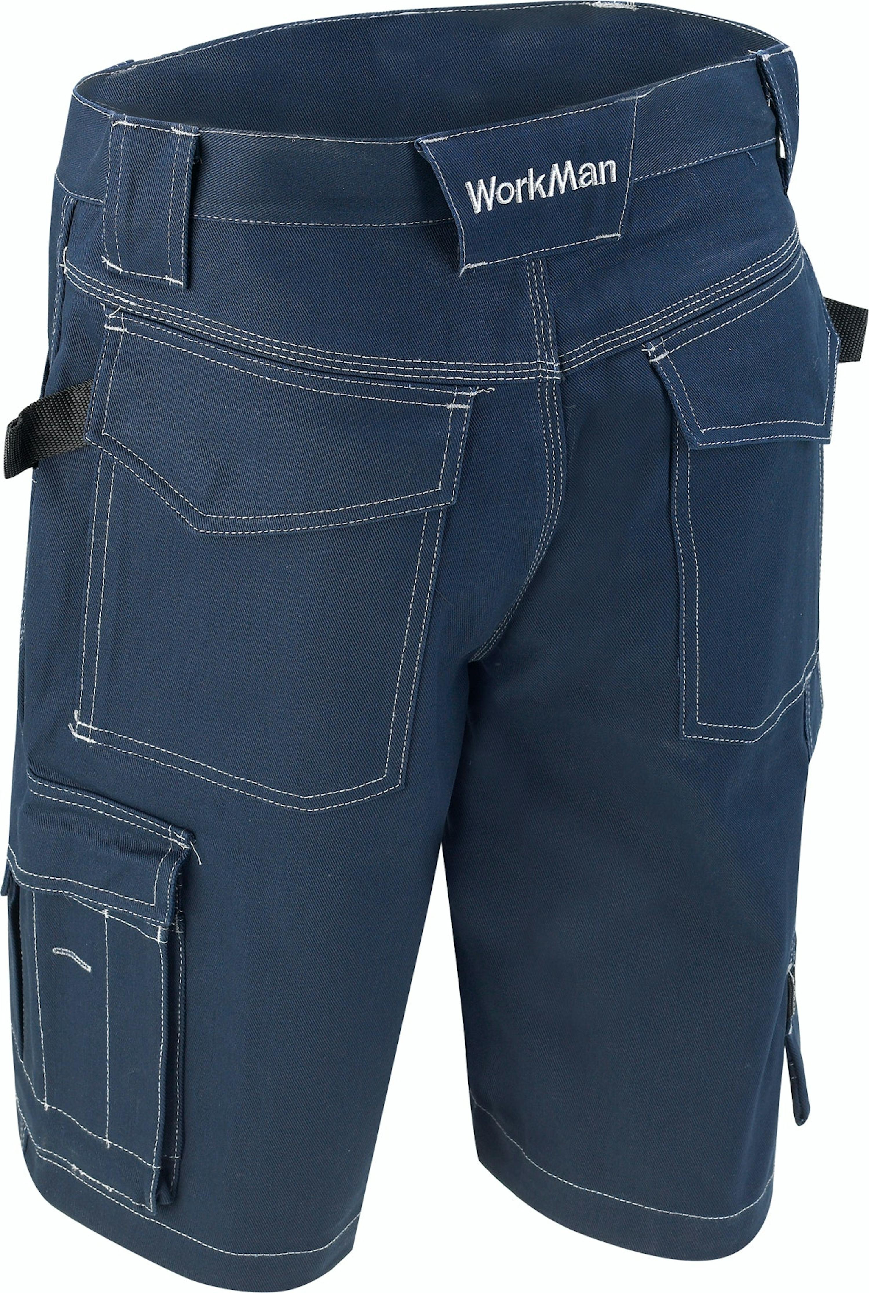 Workman korte broek D-sign - 2083 Wit / Grijs - 44 - 2083 Wit / Grijs, 44