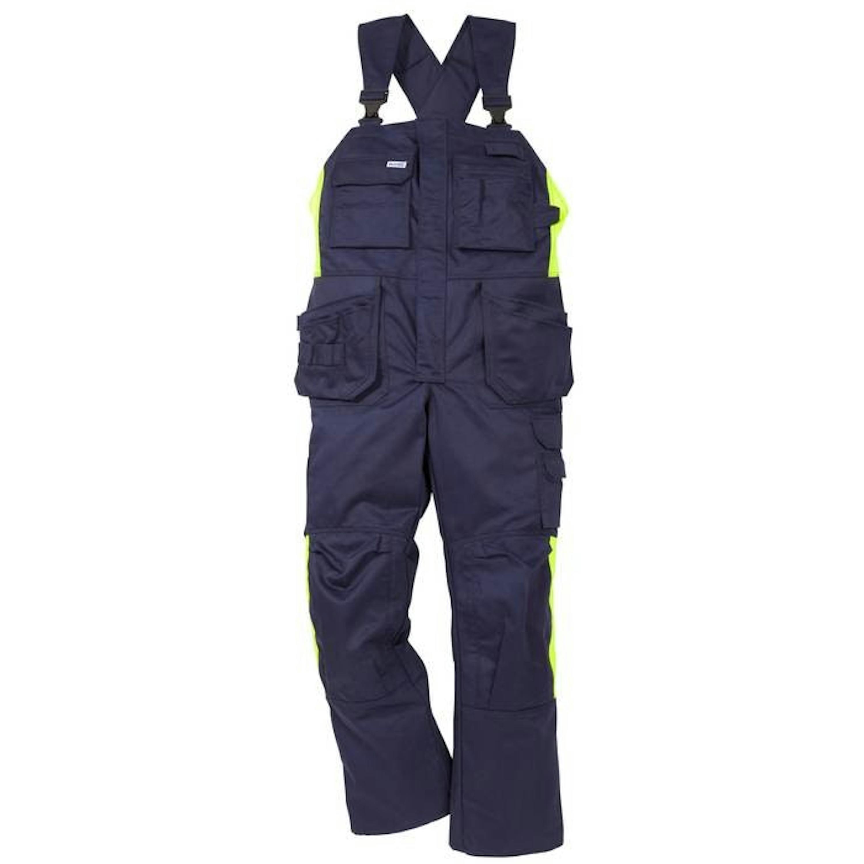 Fristads 100328 vlamvertragende Amerikaanse Overall FLAM-0030 - 46 - Dark Navy / Navy 540 - Dark Navy / Navy 540, 46, 46