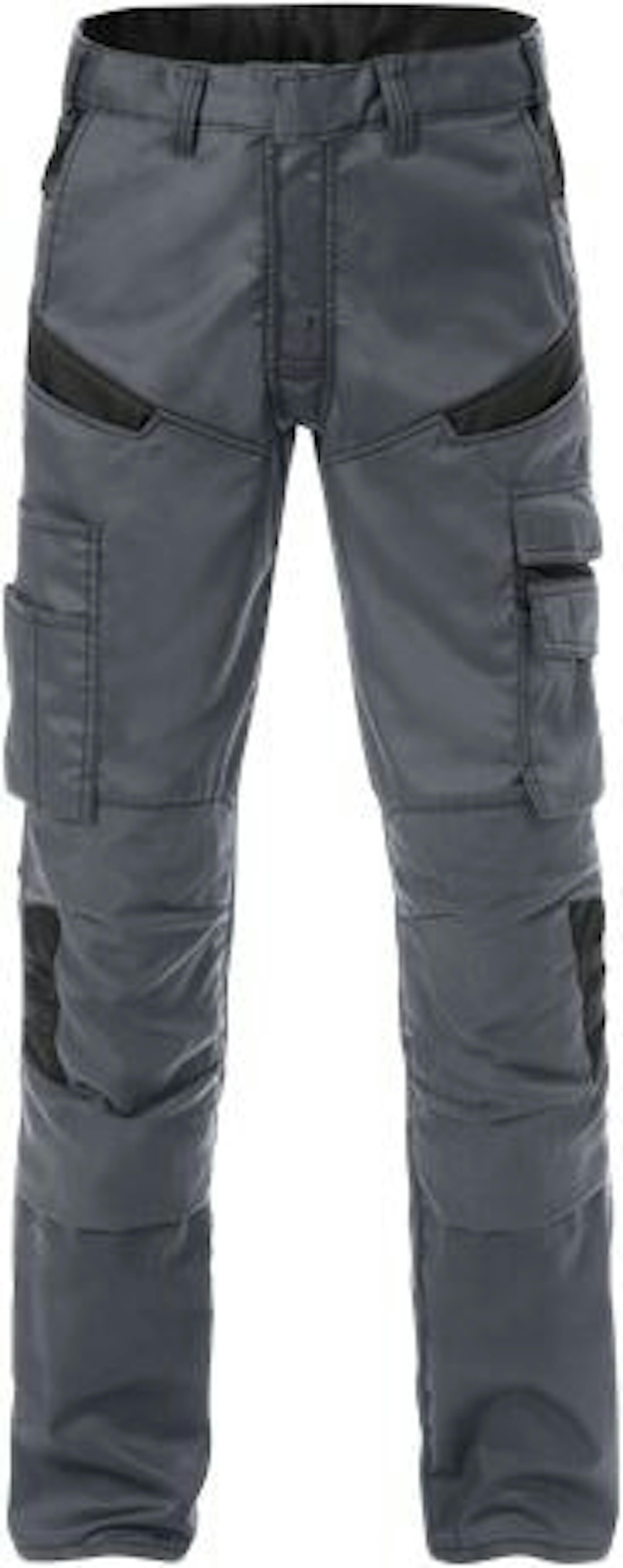 Fristads Fusion Werkbroek 2555 STFP Kniezakken (129482) - 100 - Grey / Black 896 - 100, Grey / Black 896