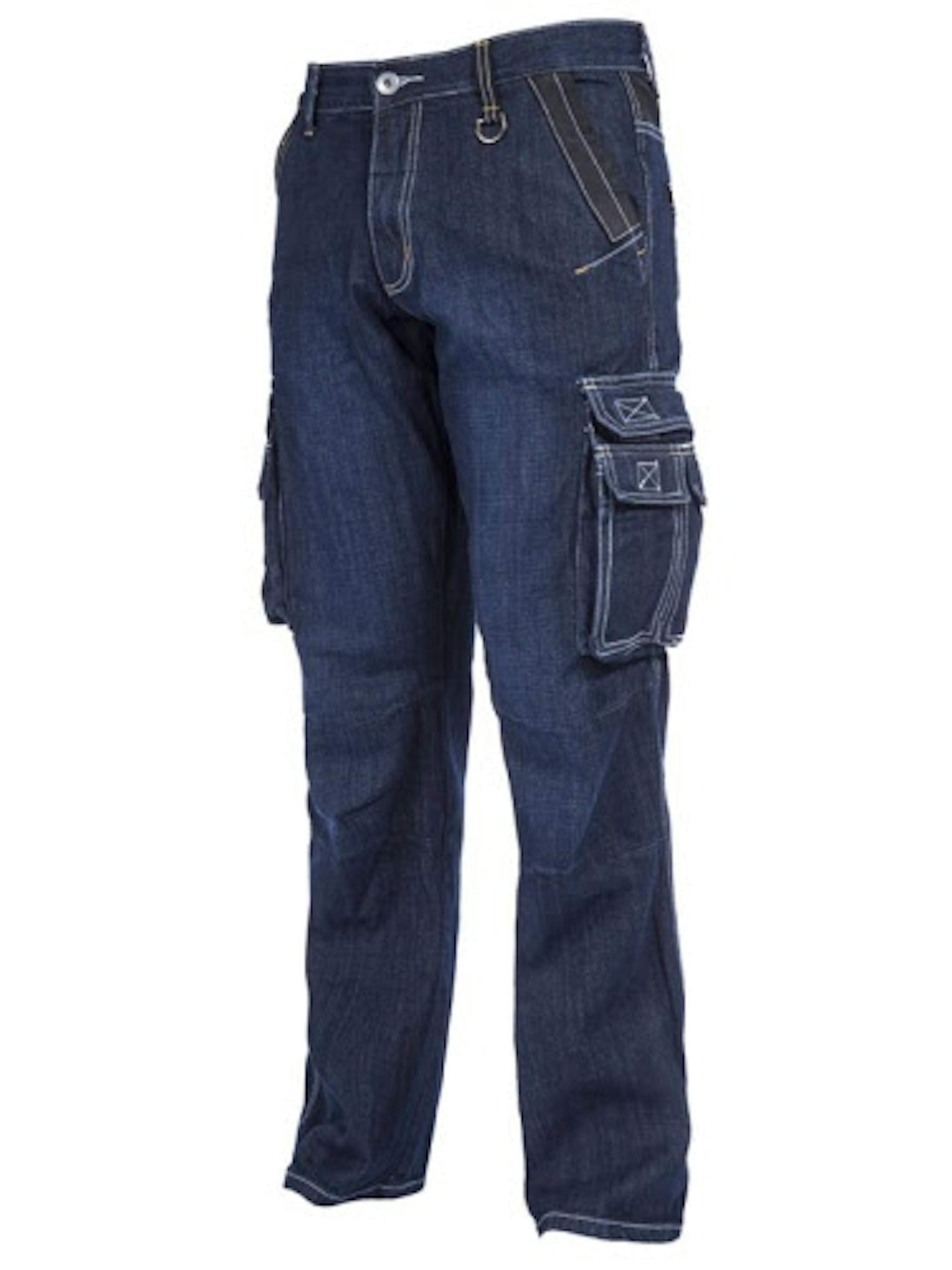 Brams Paris spijker werkbroek Willem - A82 Denim sand blast - 42/36 - A82 Denim sand blast, 42/36