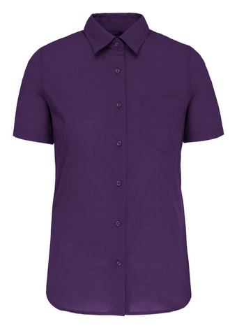 Kariban Judith dames overhemd korte mouw K548