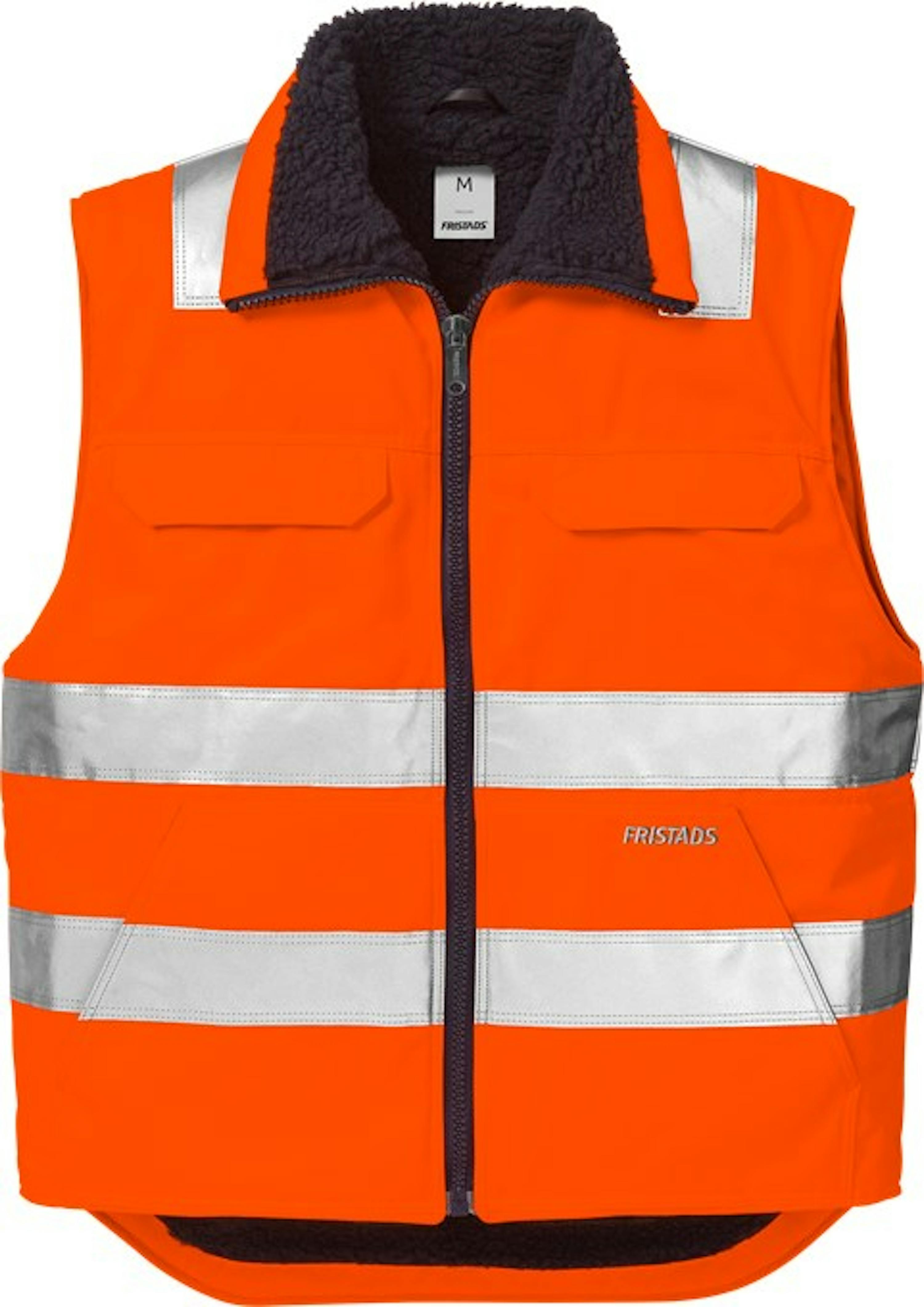 Fristads RWS bodywarmer 110141 - Hi-Vis Yellow 130 - 2XL - 2XL, Hi-Vis Yellow 130