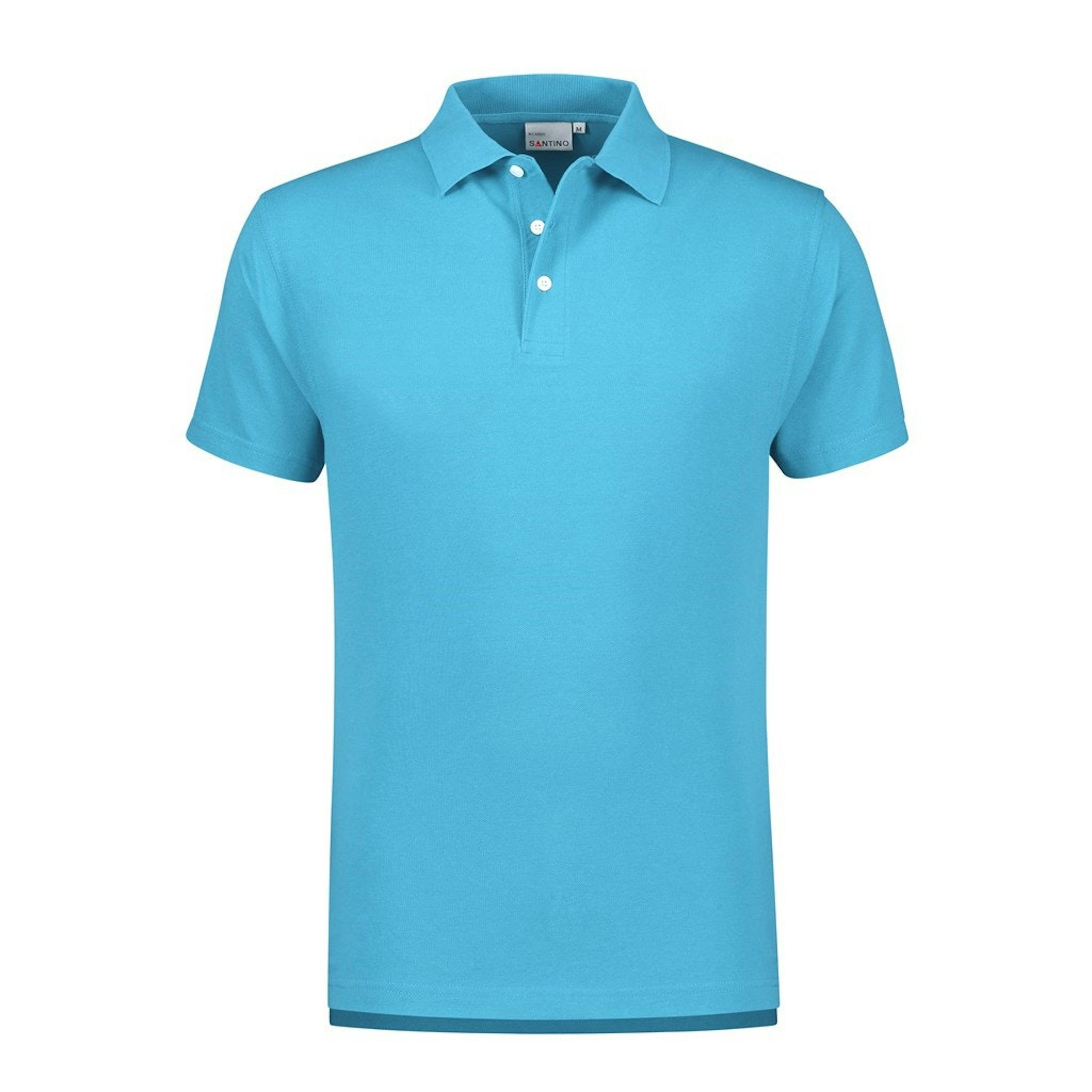 SANTINO Poloshirt Ricardo  - 4XL - Aqua 6011 - Aqua 6011, 4XL