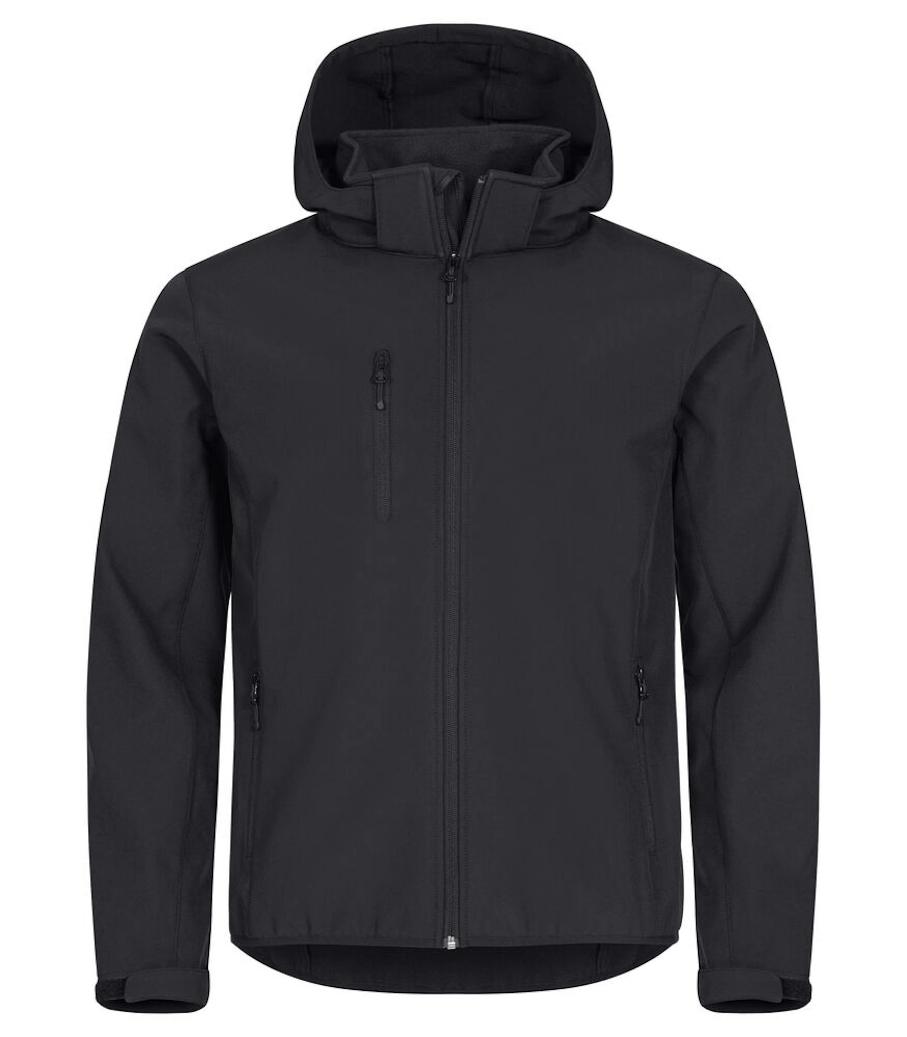 Clique Classic Softshell Hoody 0200912 - Zwart - 99, 2XL