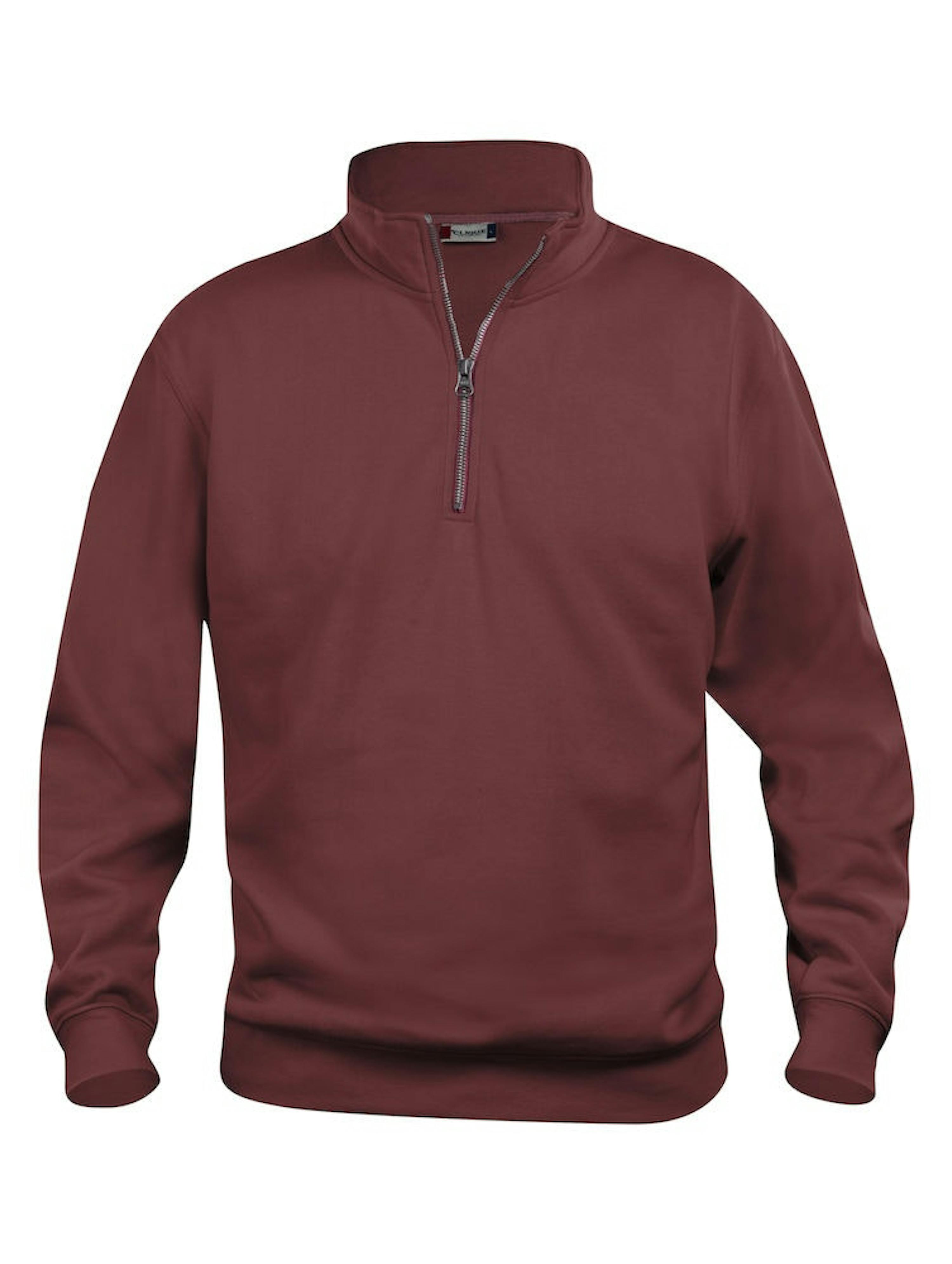 Clique Basic Half Zip 021033 - 3XL - Bordeaux - 38 - Bordeaux - 38, 3XL
