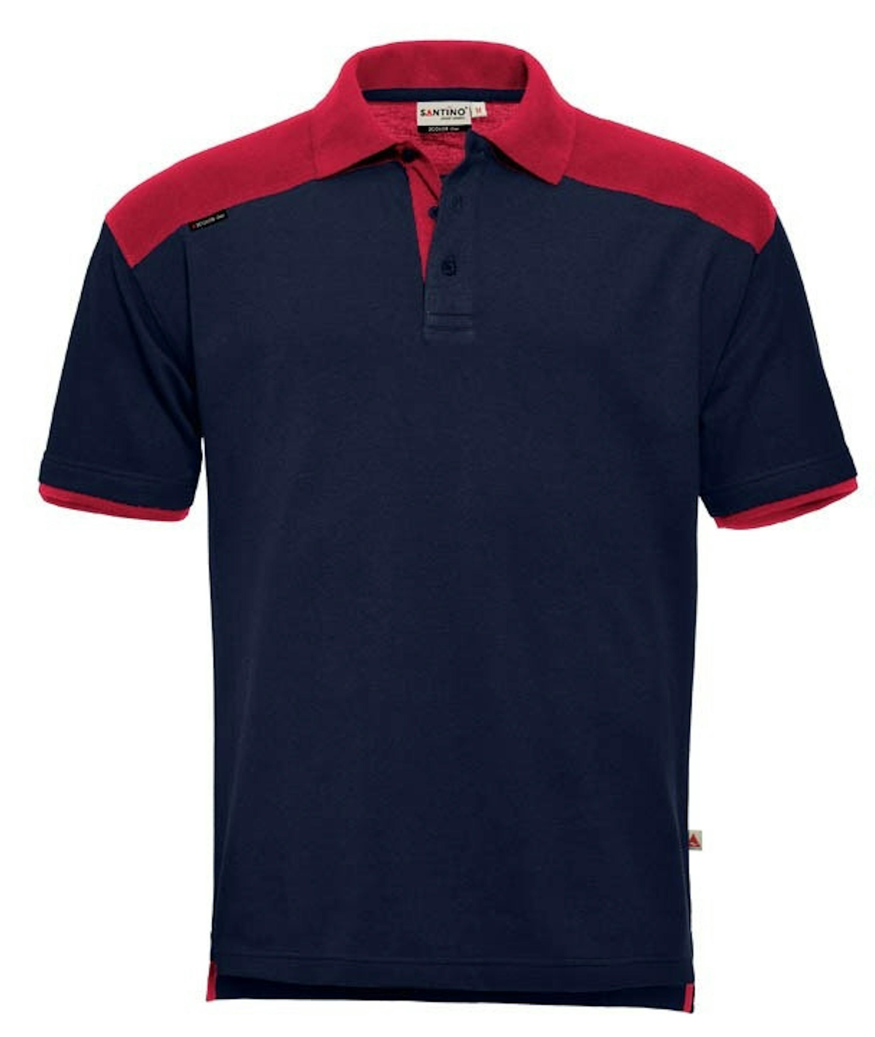 Santino poloshirt Tivoli - 3XL - Real Navy / Red 6214 - Real Navy / Red , 3XL