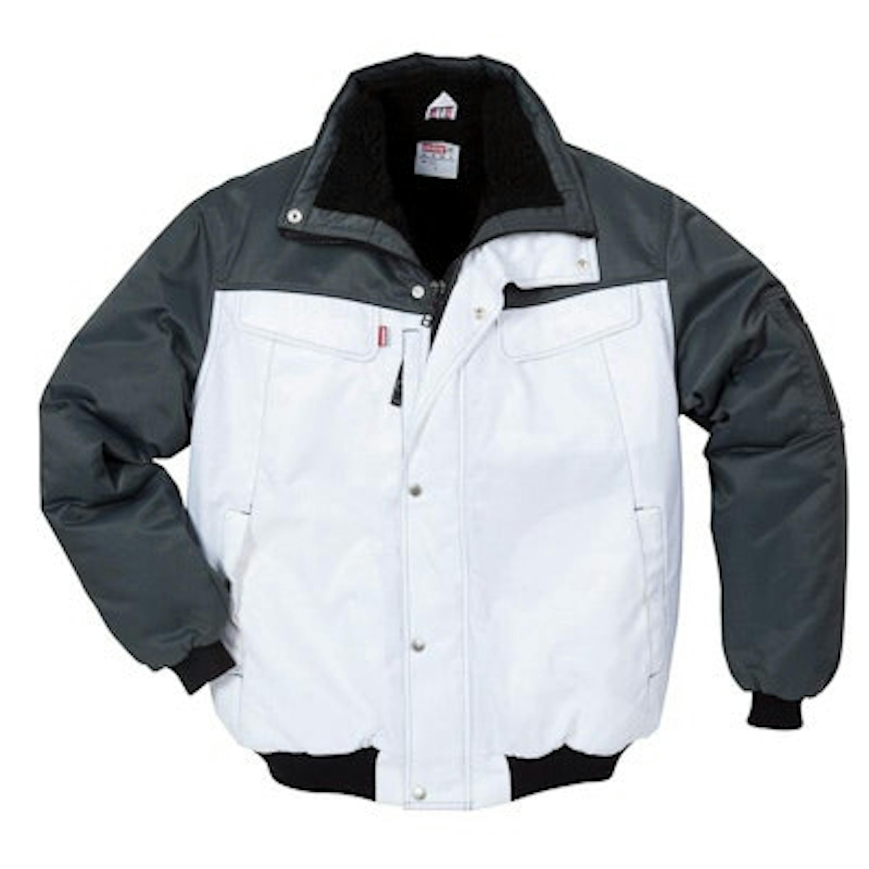 Fristads Pilotjack PP-4813 (100809) - 2XL - White / Grey 965 - 2XL, White / Grey 965