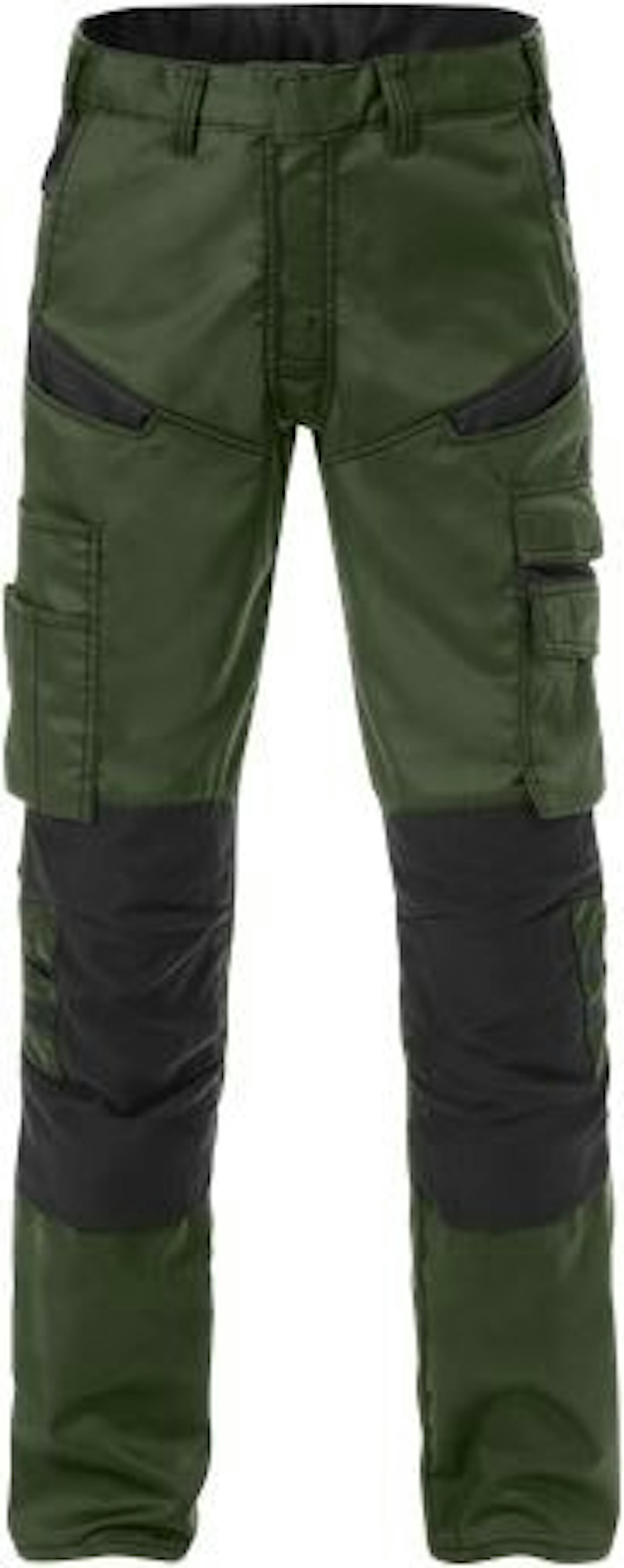 Fristads Fusion Werkbroek 2555 STFP Kniezakken (129482) - 100 - Army Green / Black 796 - 100, Army Green / Black 796