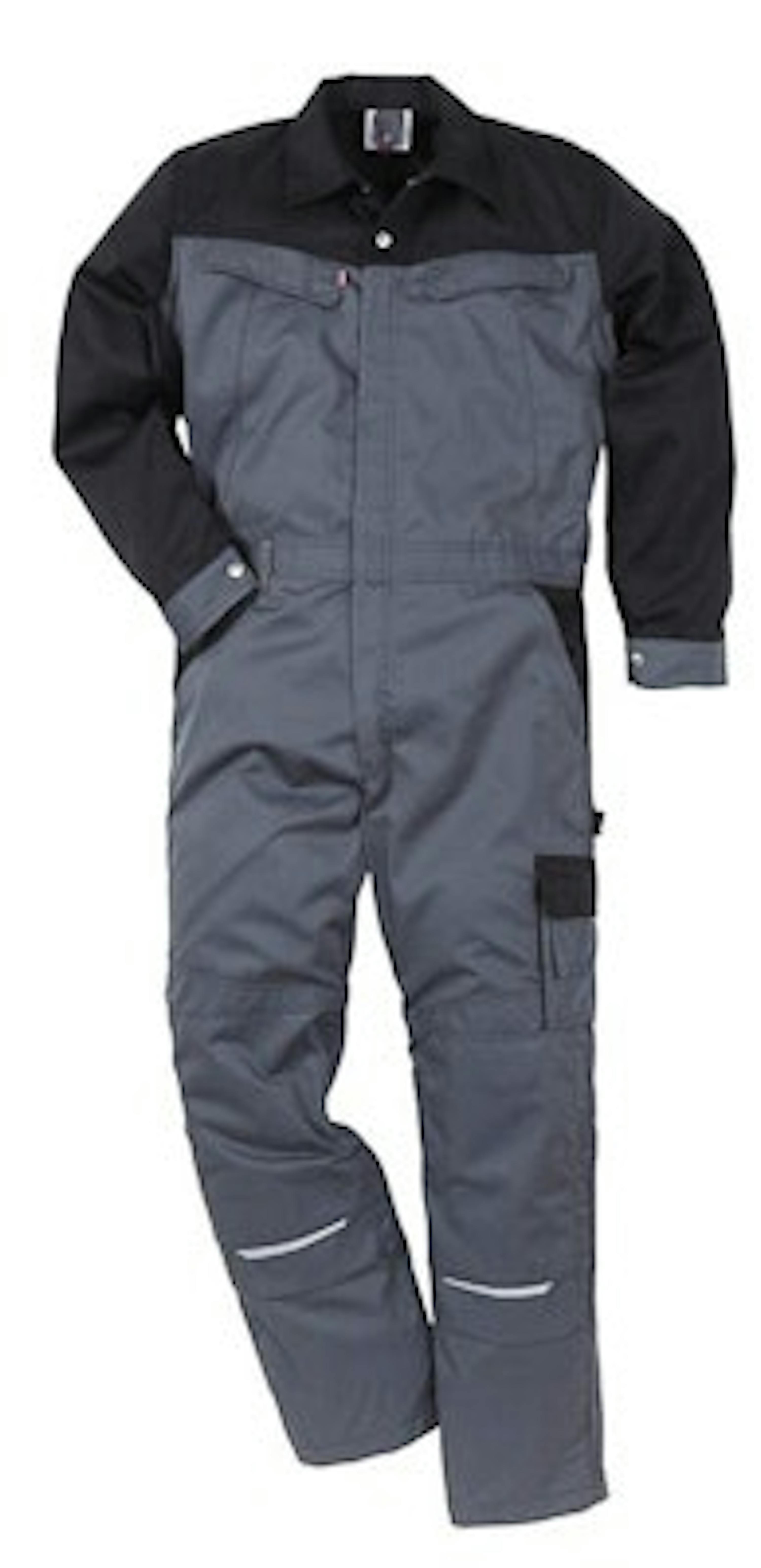 Fristads 2-874 Icon Overall (100807) - 2XL - Grey / Black 896 - 2XL, Grey / Black 896