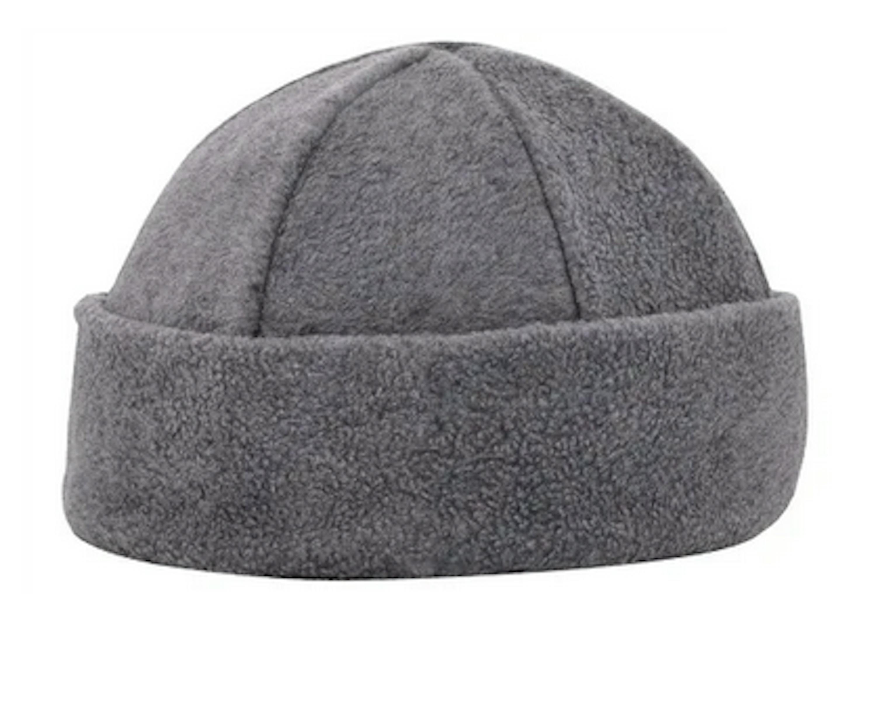 Fleecemuts basic  - Grijs - One size - One size, Grijs