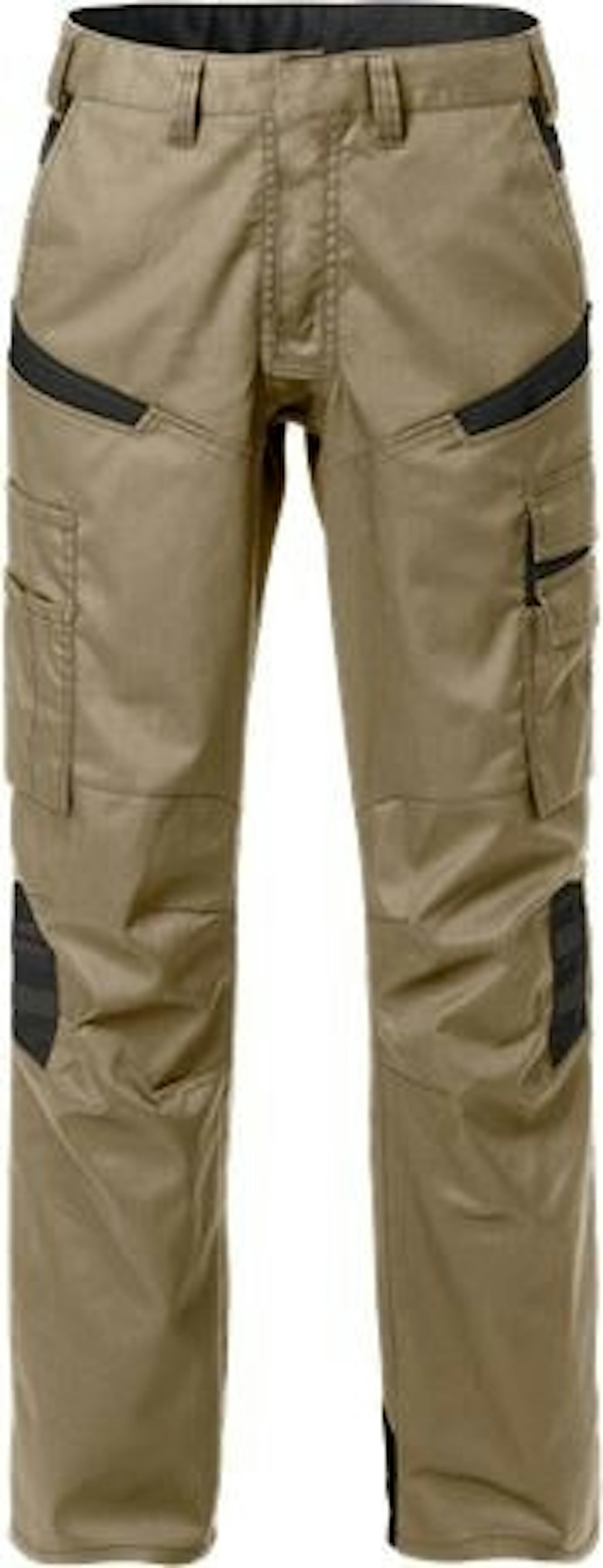 Fristads Fusion dames werkbroek 2554 STFP (129483) - 34 - Khaki / Black 299 - 34, Khaki / Black 299