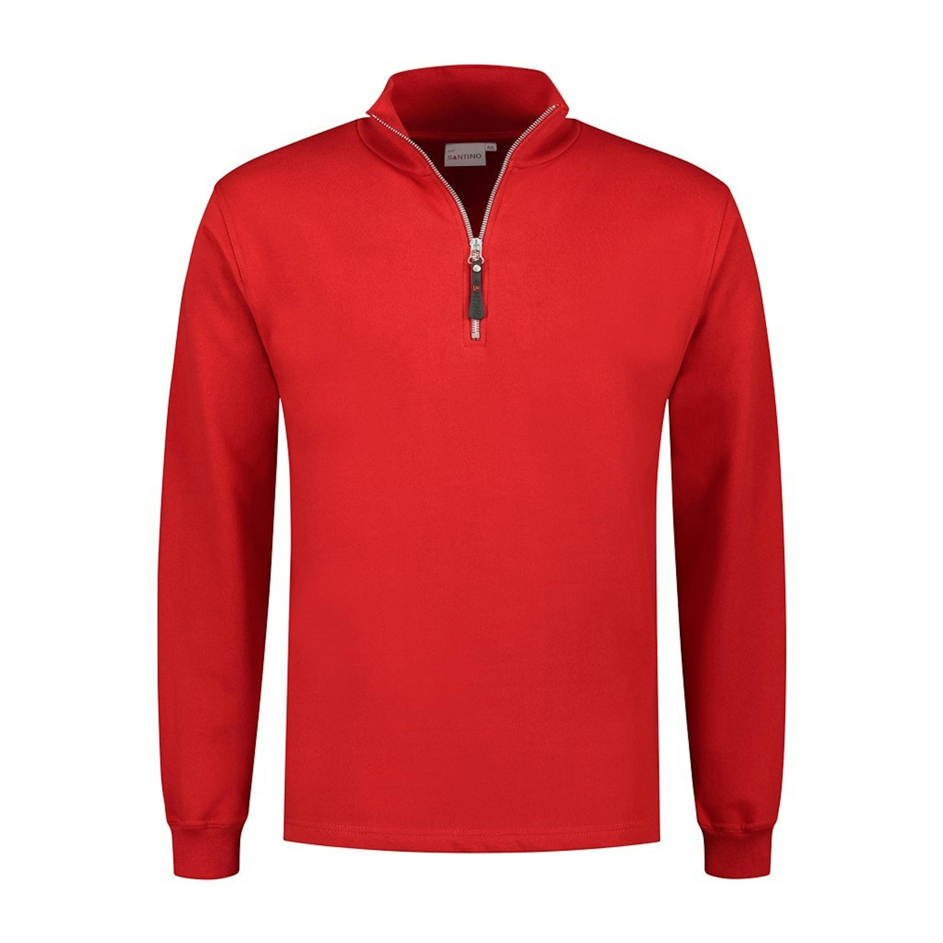 SANTINO Zipsweater Alex - 4XL - Rood 2000 - 4XL, Rood 2000