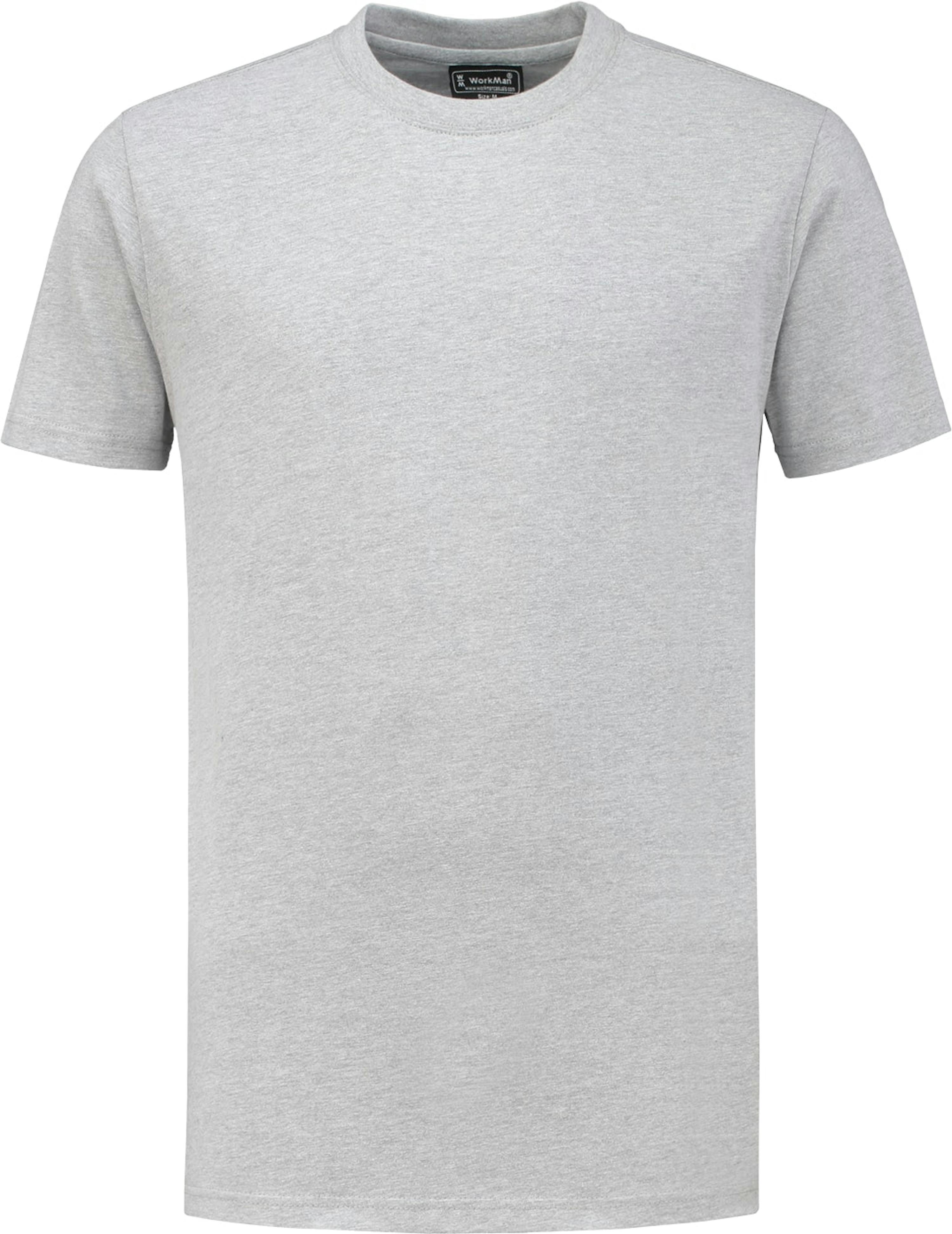 Workman T-shirt zware kwaliteit  - 0342 Grijs Melange - 2XL - 0342 Grijs Melange, 2XL