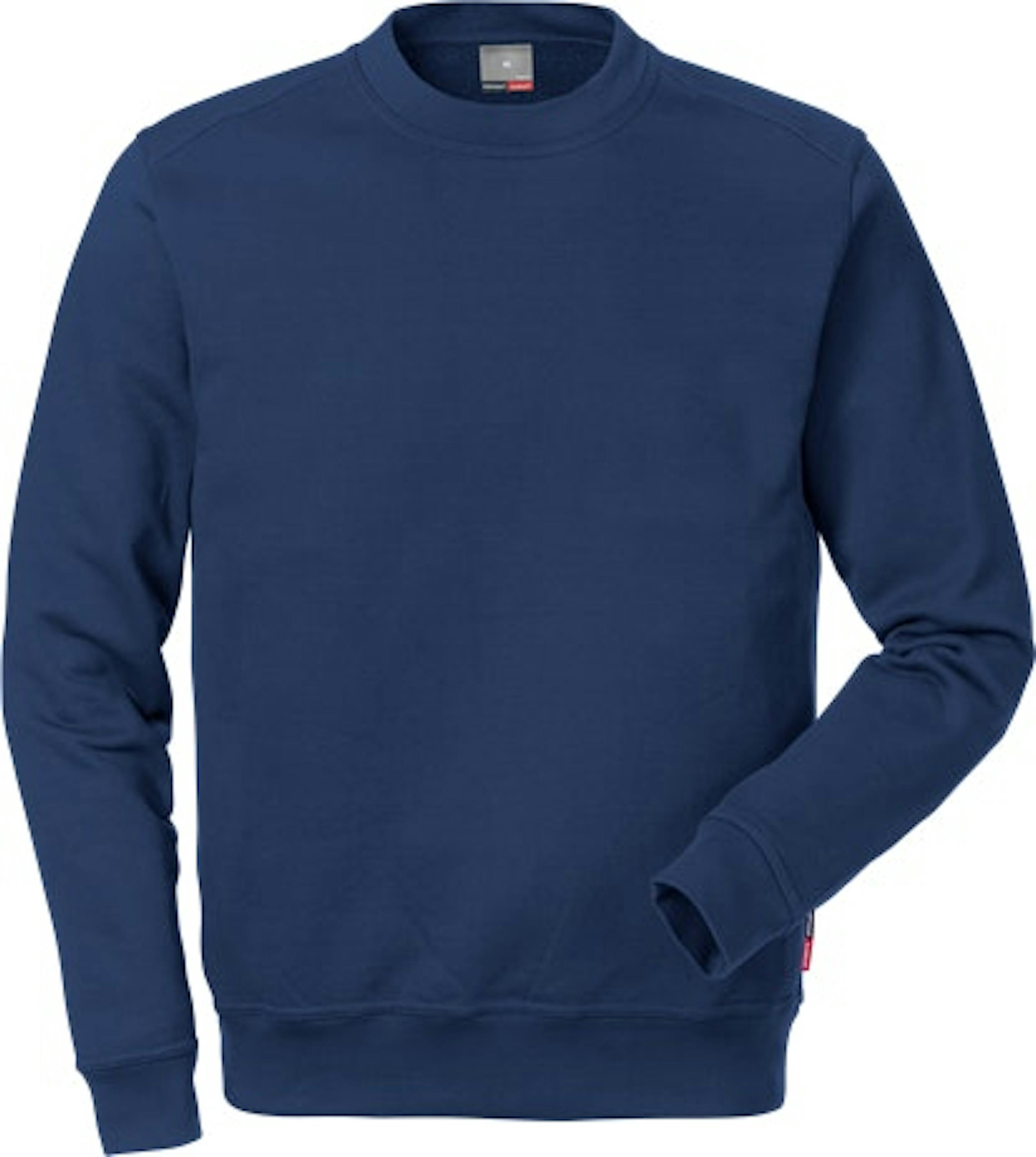 Fristads Match sweater ronde hals SMC-7016 (121631) - 4XL - Dark Navy / Navy 540 - 4XL, Dark Navy / Navy 540