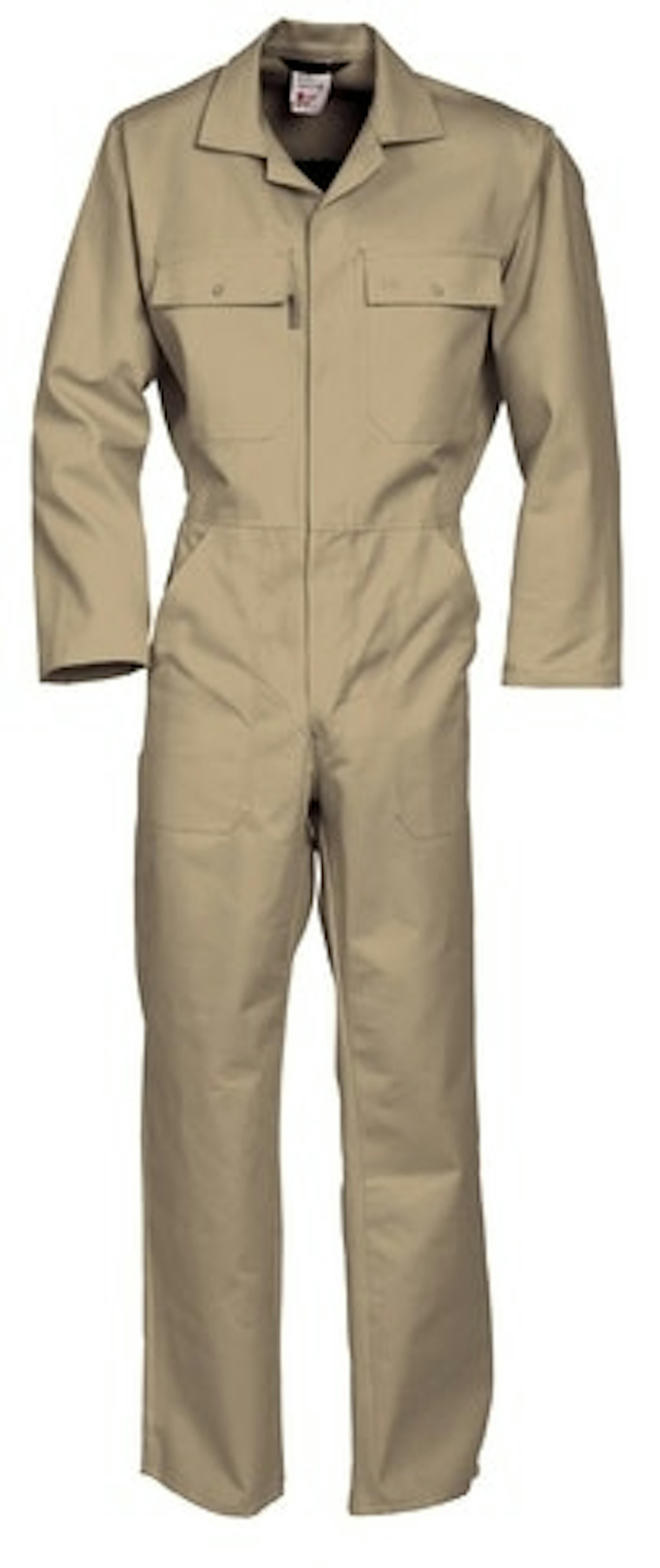 Havep drukknoop overall 2090 100% katoen - Khaki 350 - 46 - Khaki 350, 46