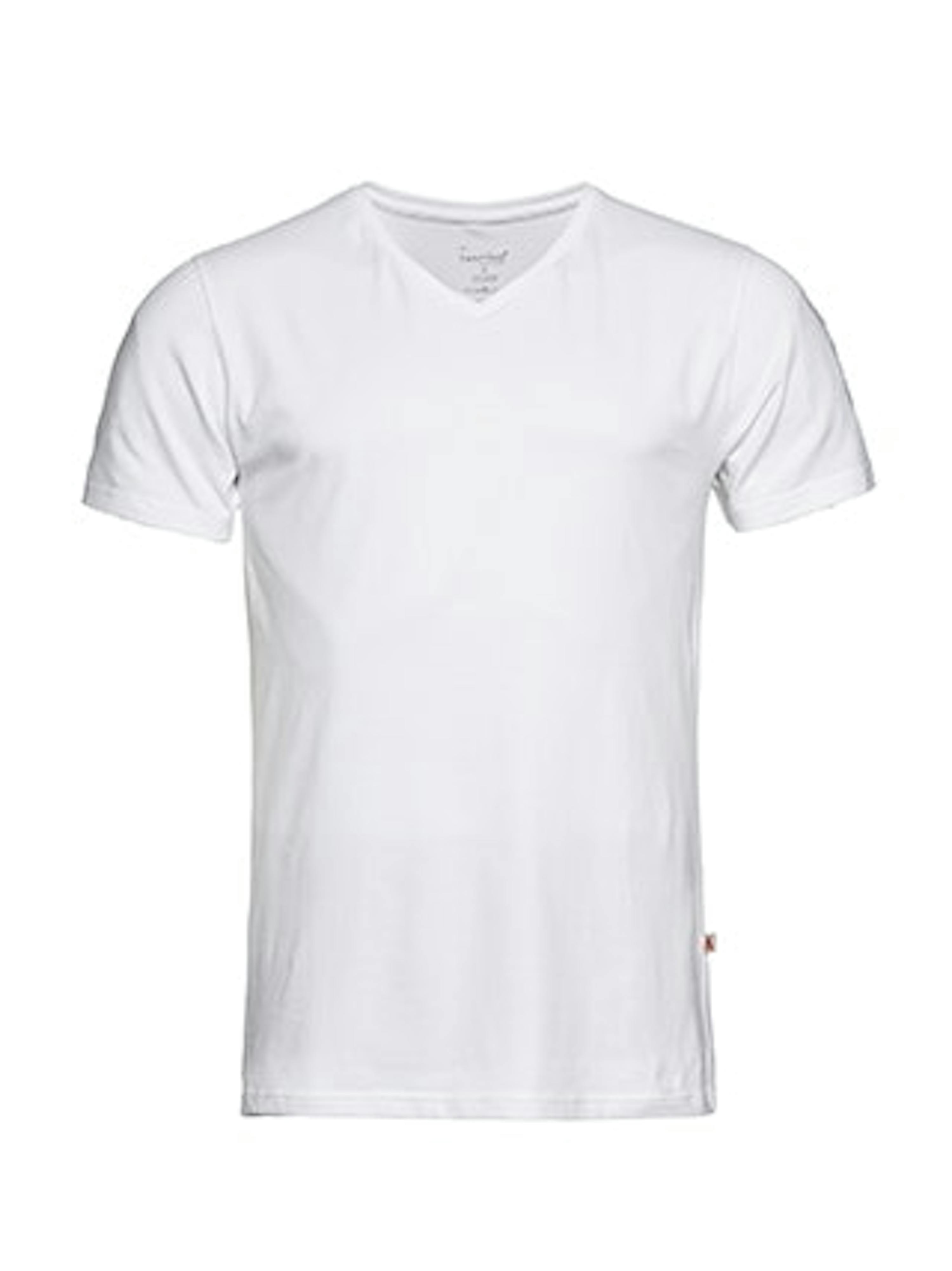 Santino T-shirt Jazz V-hals - M - Wit 1000 - M, Wit 1000