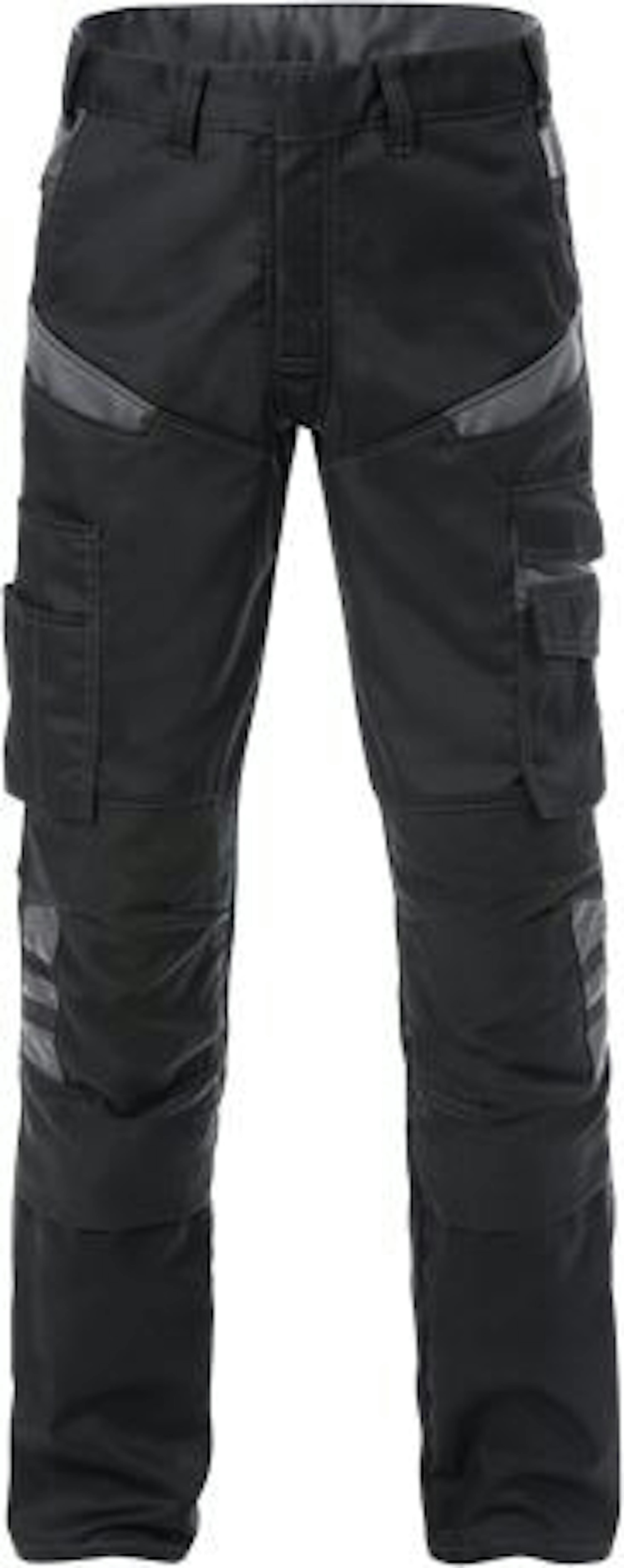 Fristads Fusion Werkbroek 2555 STFP Kniezakken (129482) - 100 - Black / Grey 996 - 100, Black / Grey 996