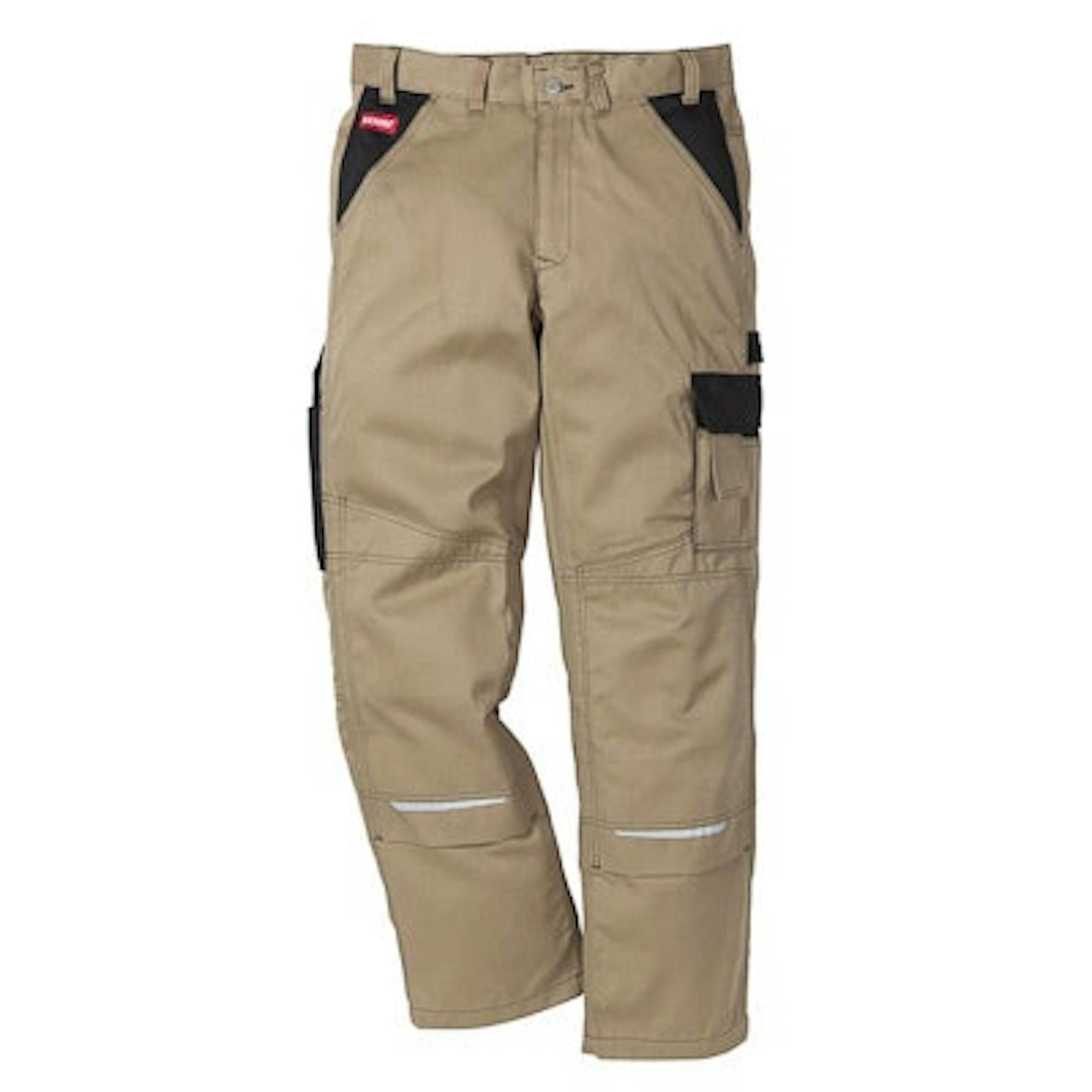 Fristads bi-colour werkbroek 100805 - 100 - Khaki / Black 299 - 100, Khaki / Black 299