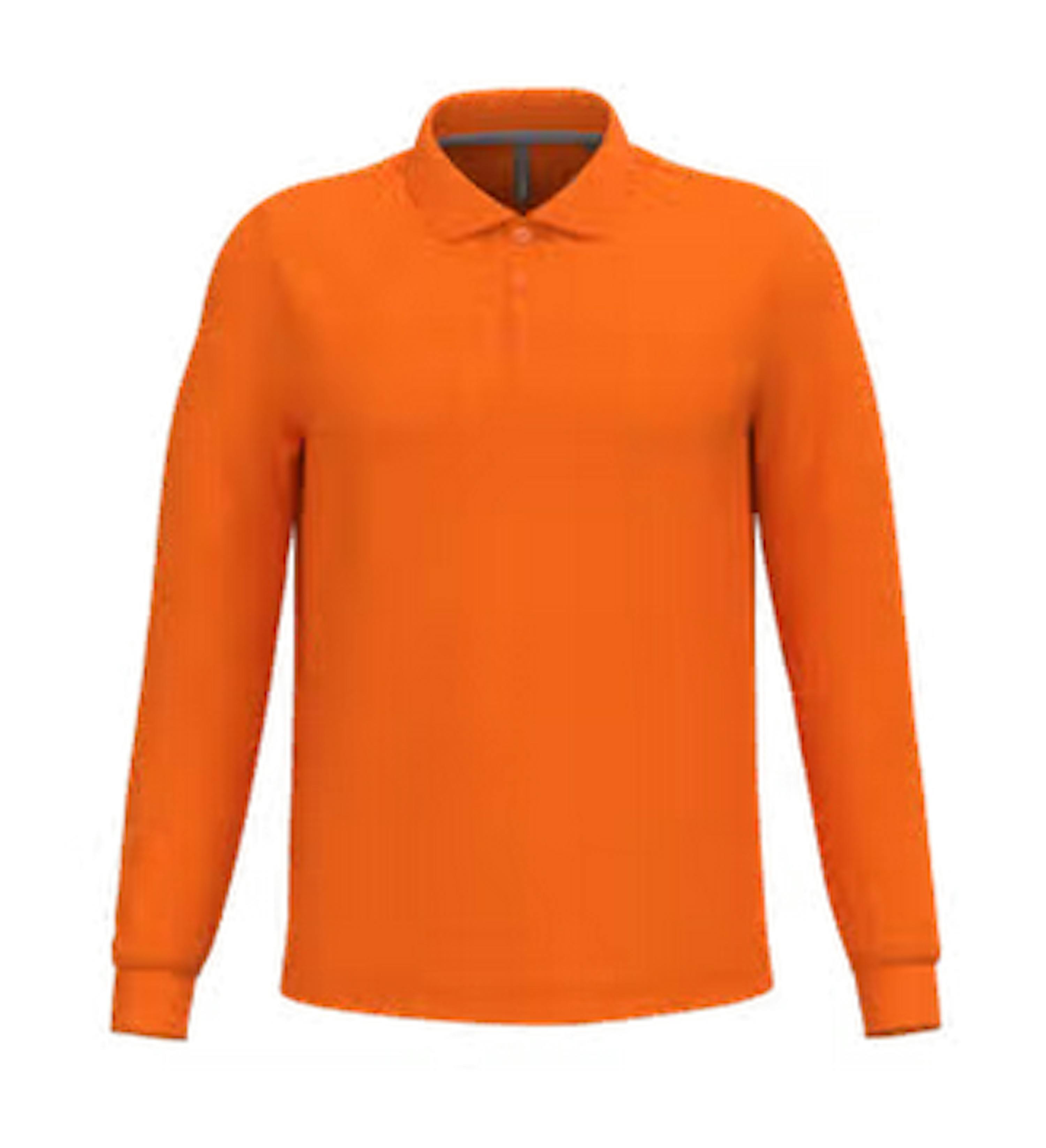 Kariban herenpolo lange mouw K243