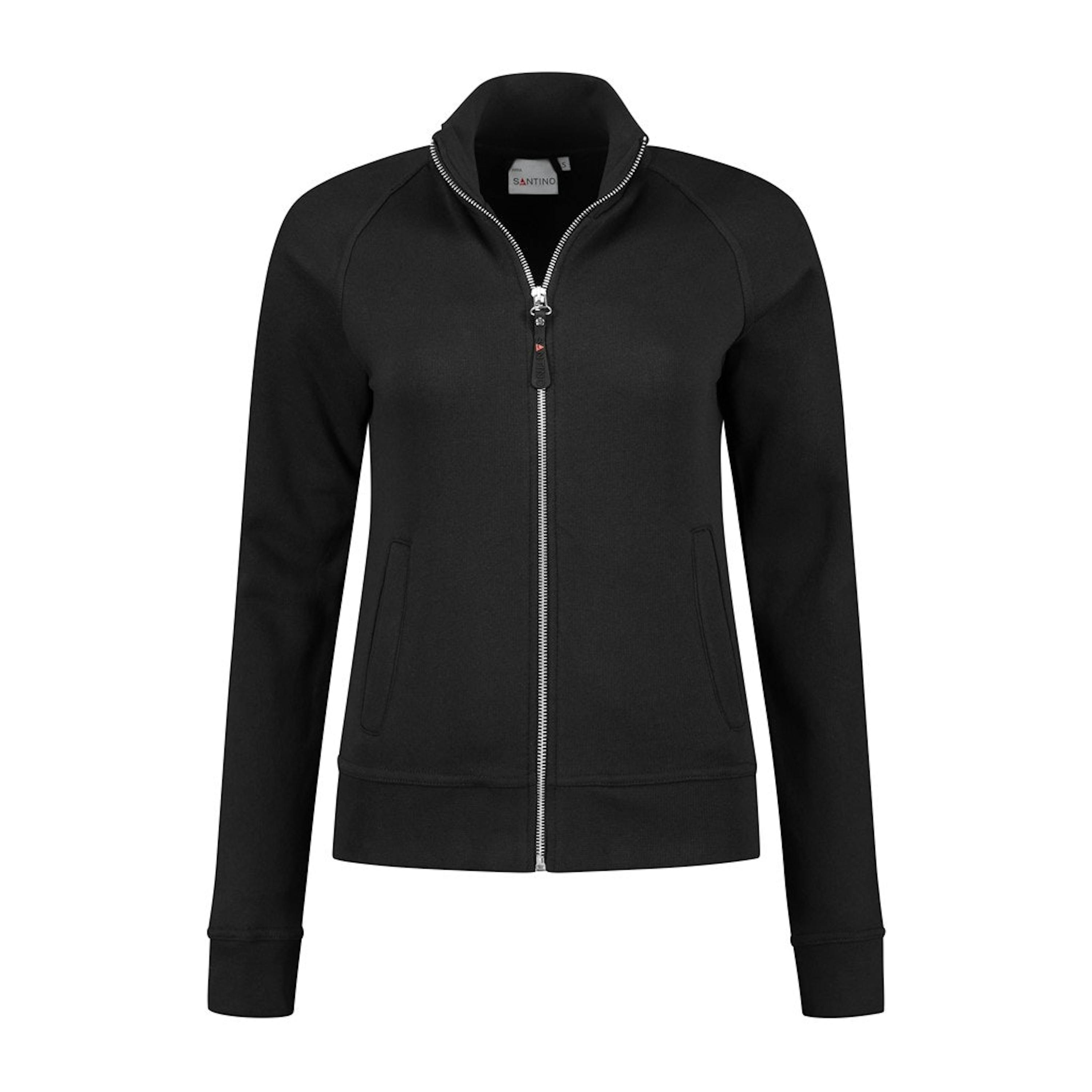 SANTINO Sweatjack Anna - Zwart 8000 - L - L, Zwart 8000