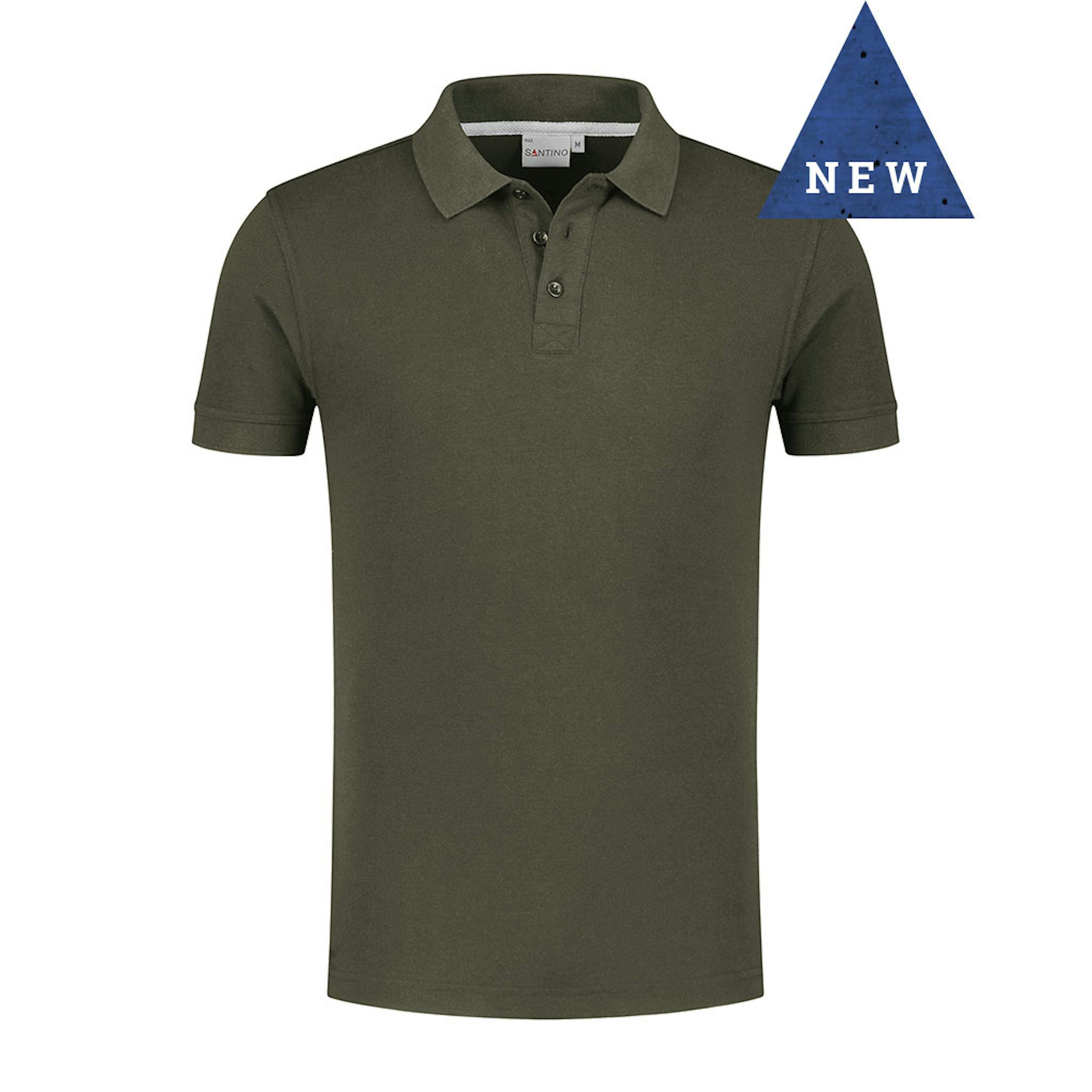 SANTINO Poloshirt Max - Zwart 8000 - 3XL - 3XL, Zwart 8000