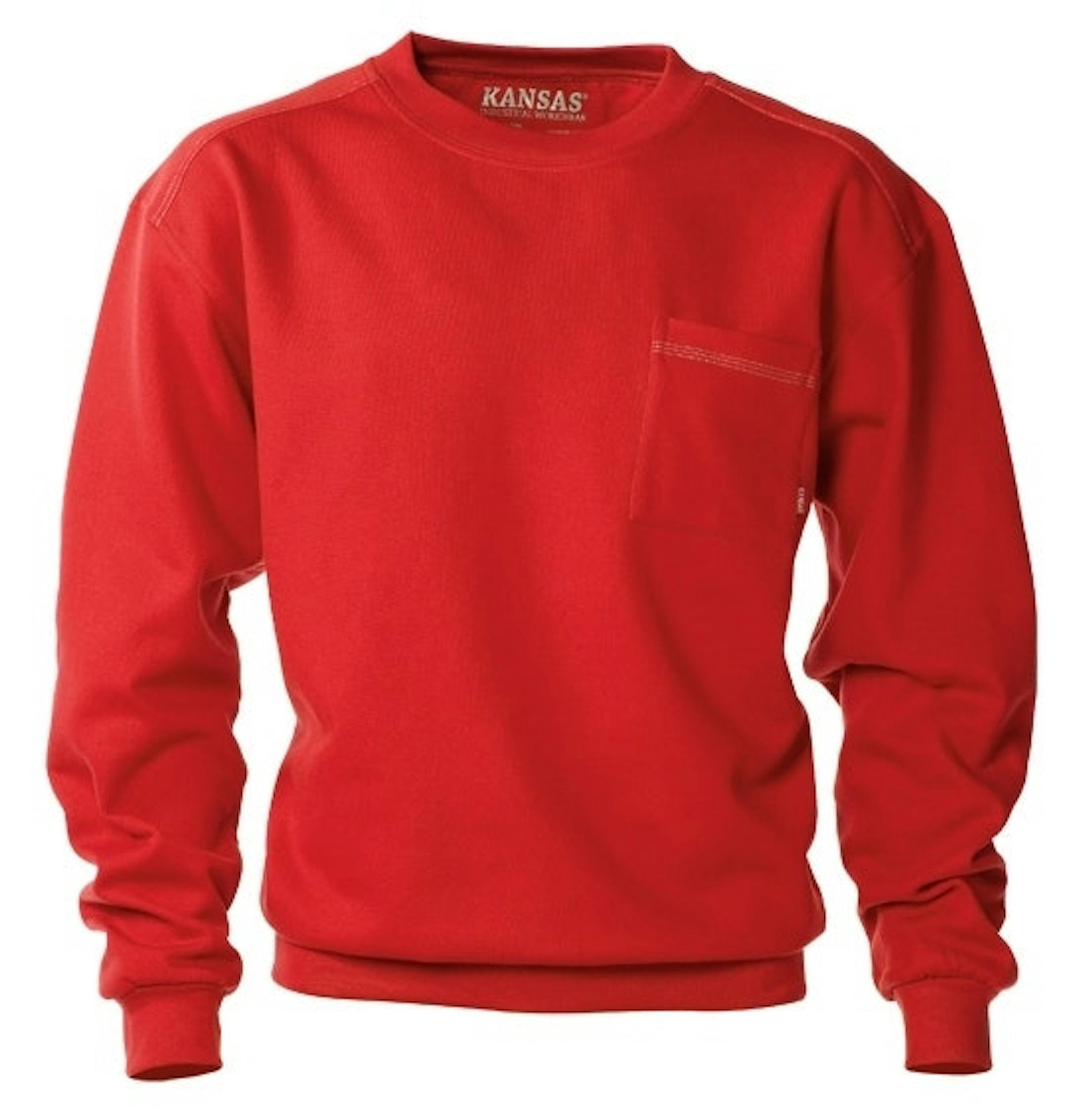 Fristads SM-7394 Match Sweater (100782) - Red 331 - 2XL - 2XL, Red 331