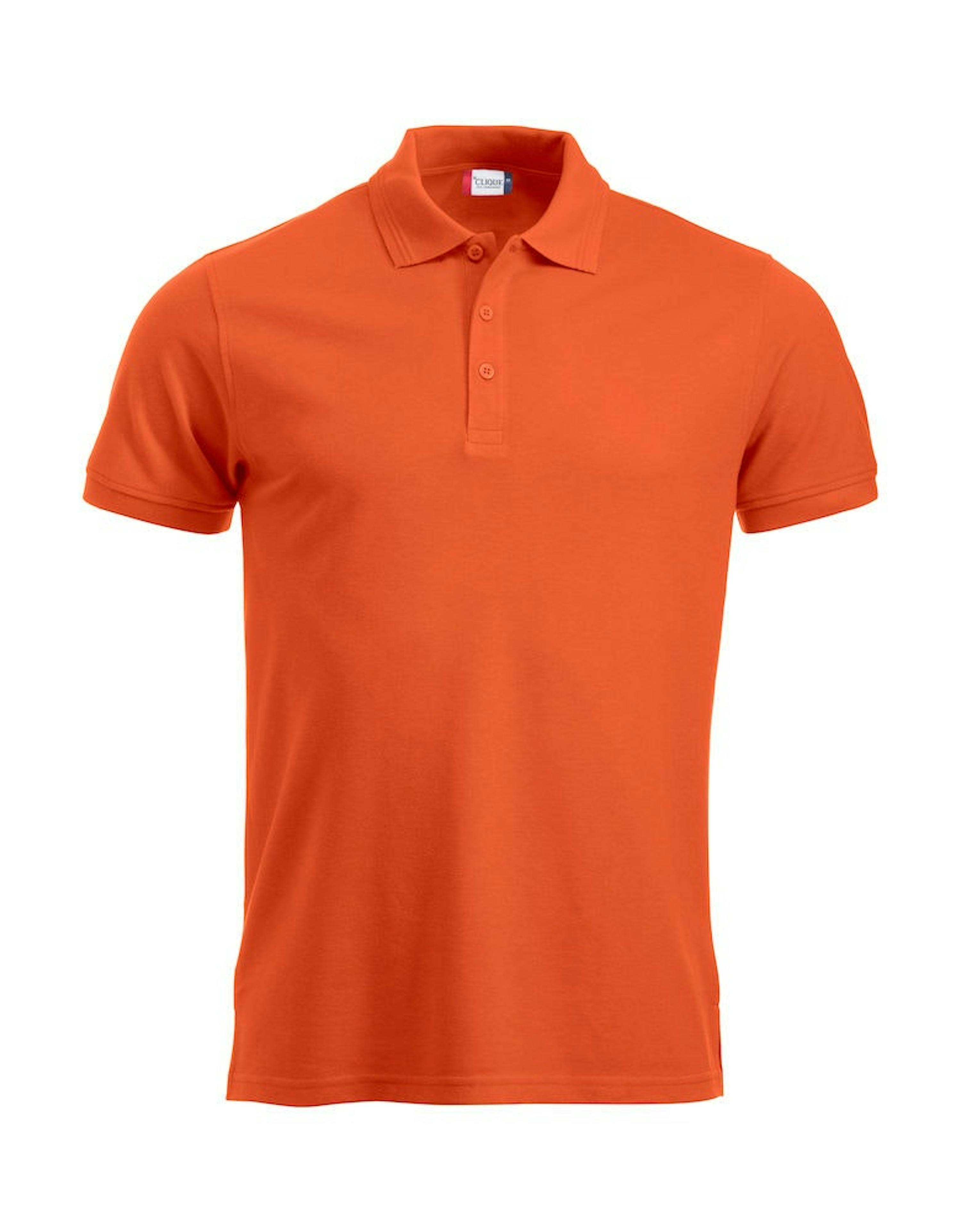 Clique poloshirt Manhattan 028250 - Diep-oranje - 18 - 2XL - Diep-oranje - 18, 2XL