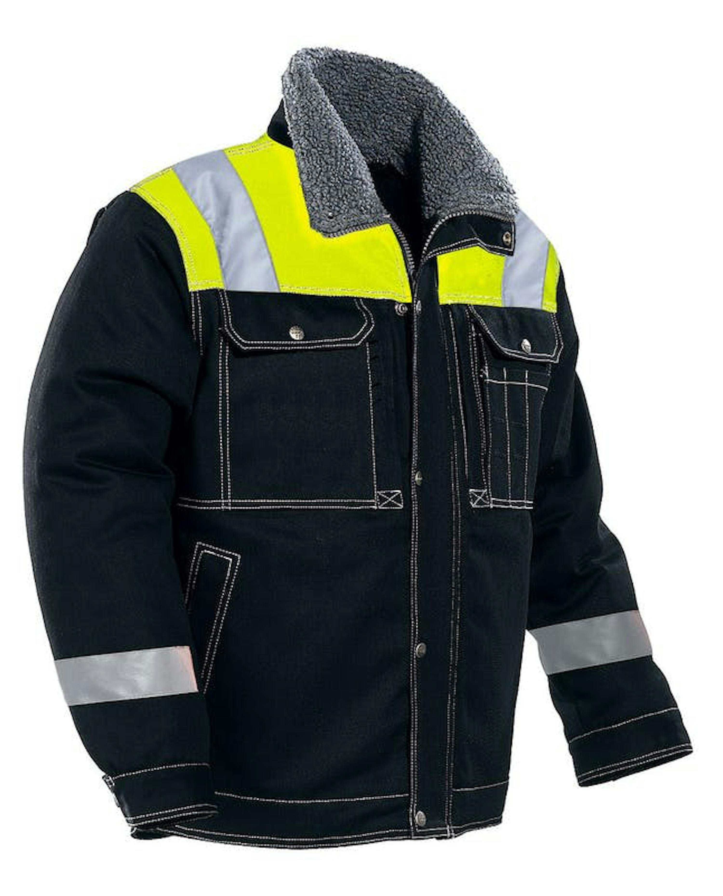 Jobman Winter Jacket 1179 - Zwart / Geel 9921 - 2XL - Zwart / Geel 9921, 2XL