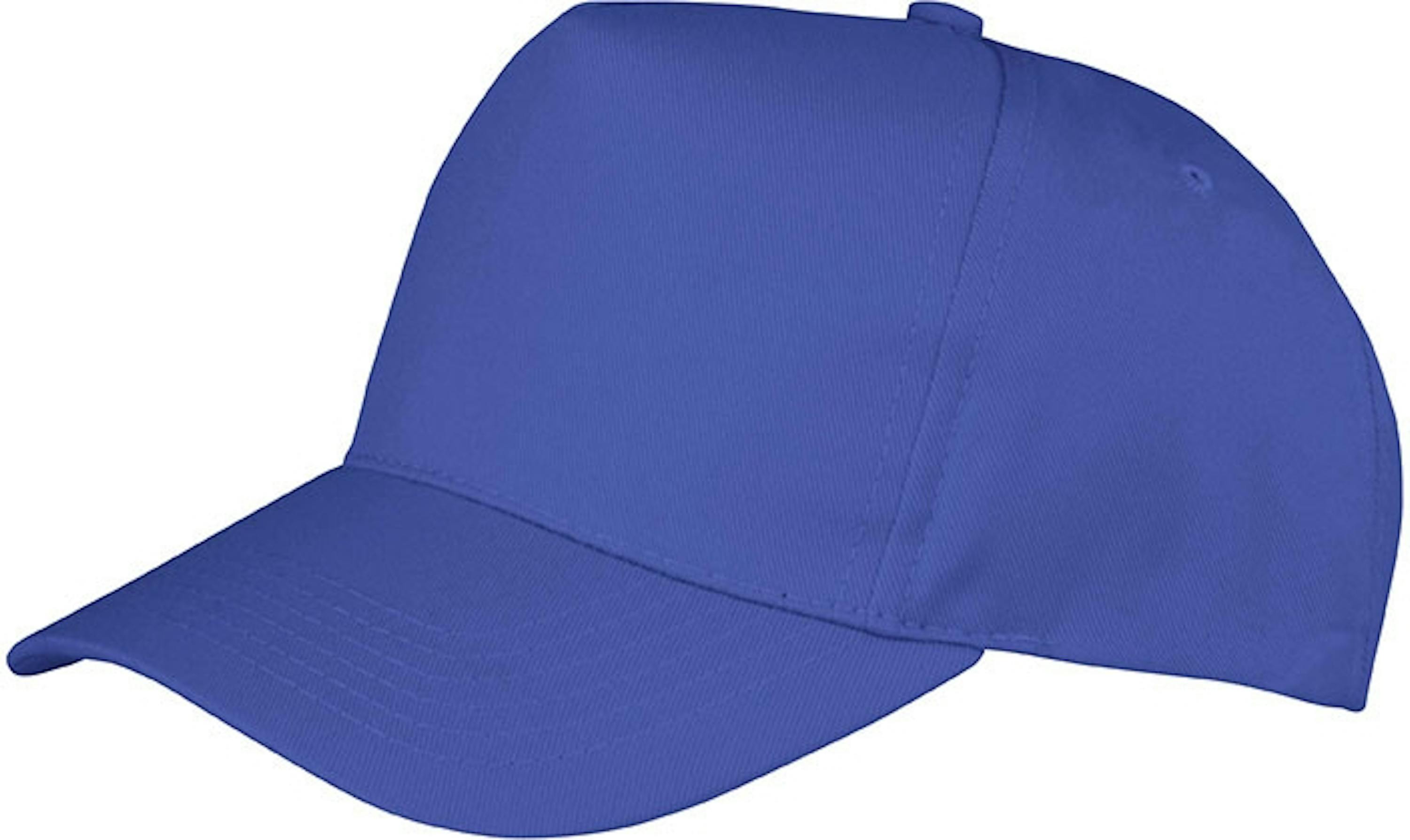 Boston 5 panelen cap - One size - Blauw - One size, Blauw