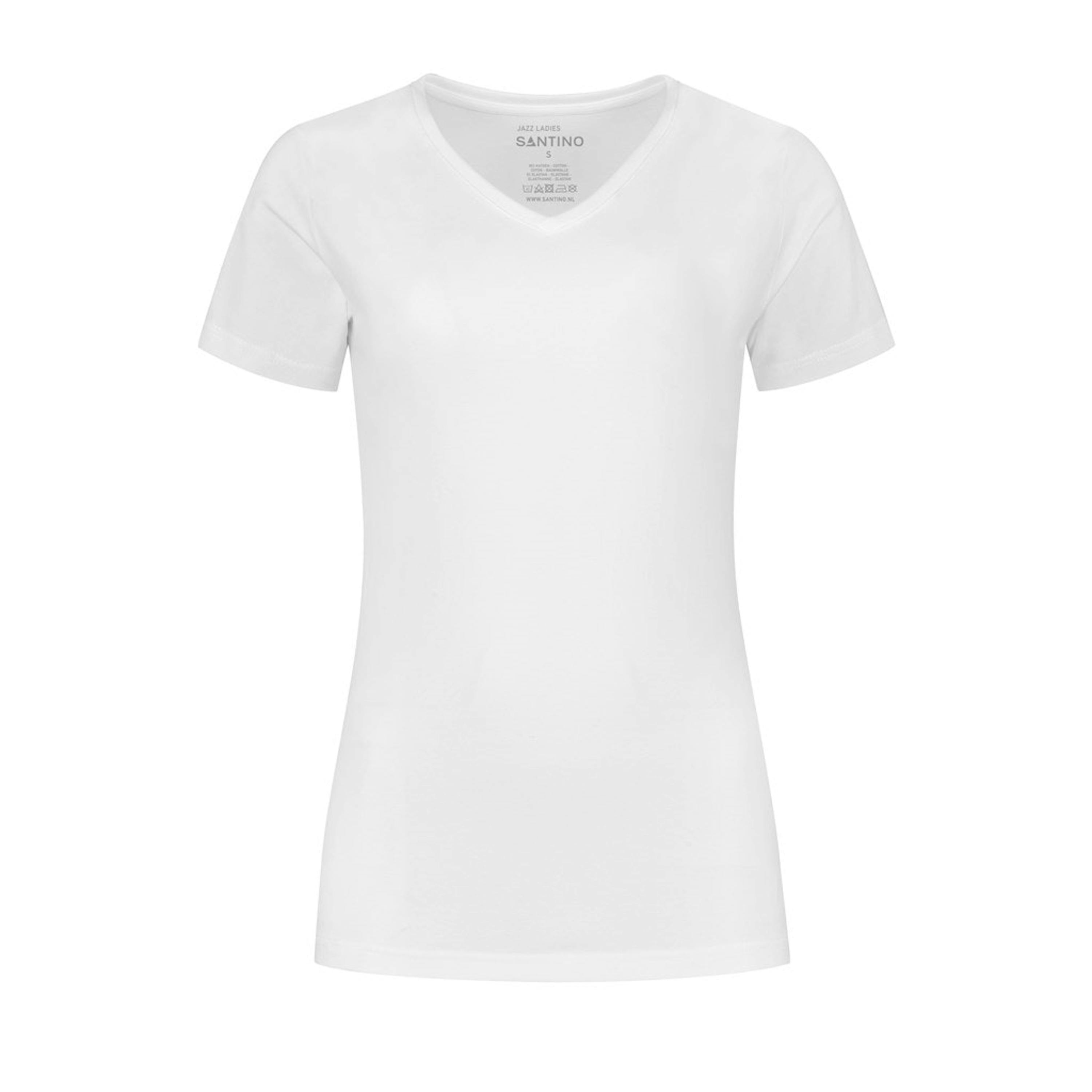 Santino T-shirt Jazz Dames - M - Wit 1000 - M, Wit 1000