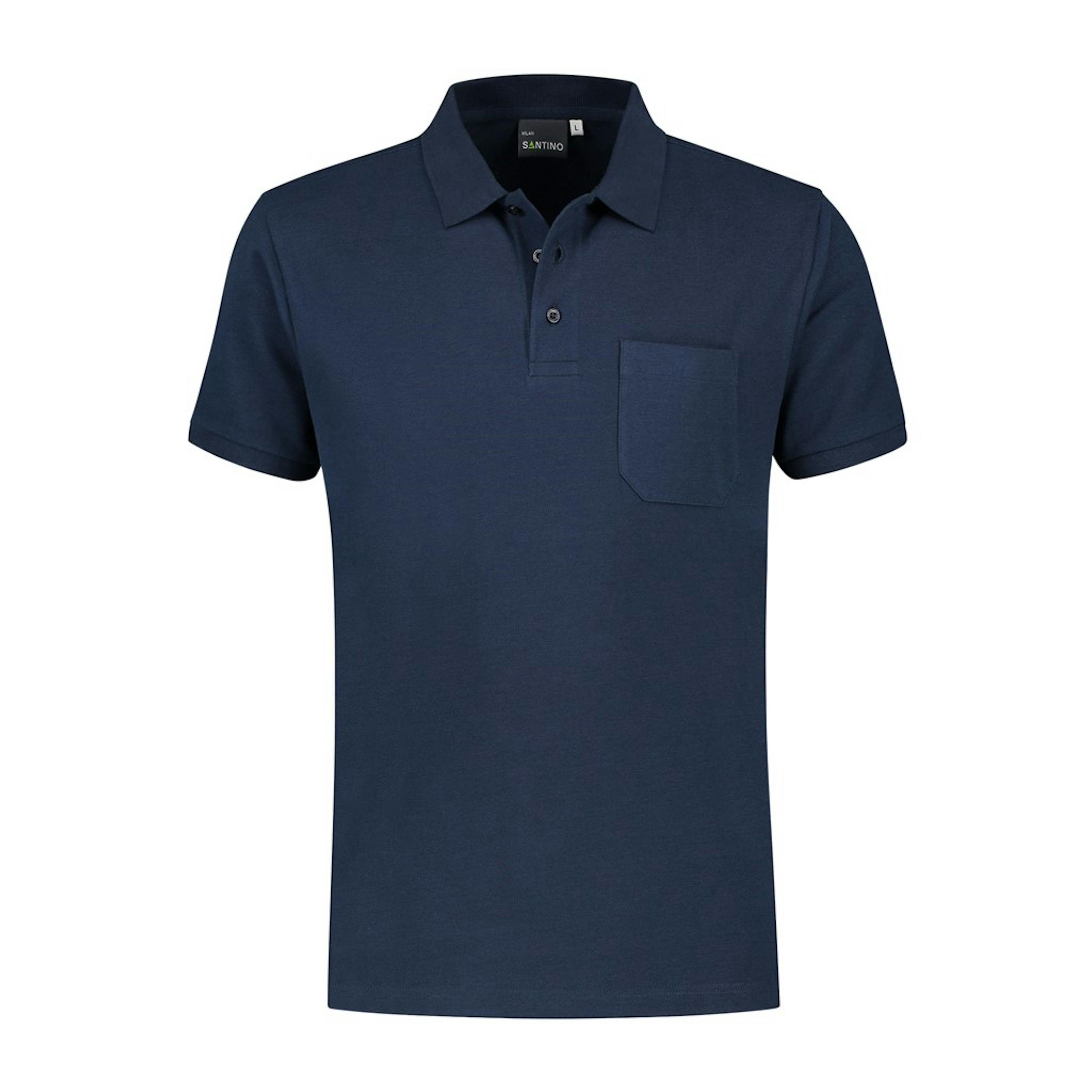 SANTINO Poloshirt Milan - Zwart 8000 - 3XL - 3XL, Zwart 8000