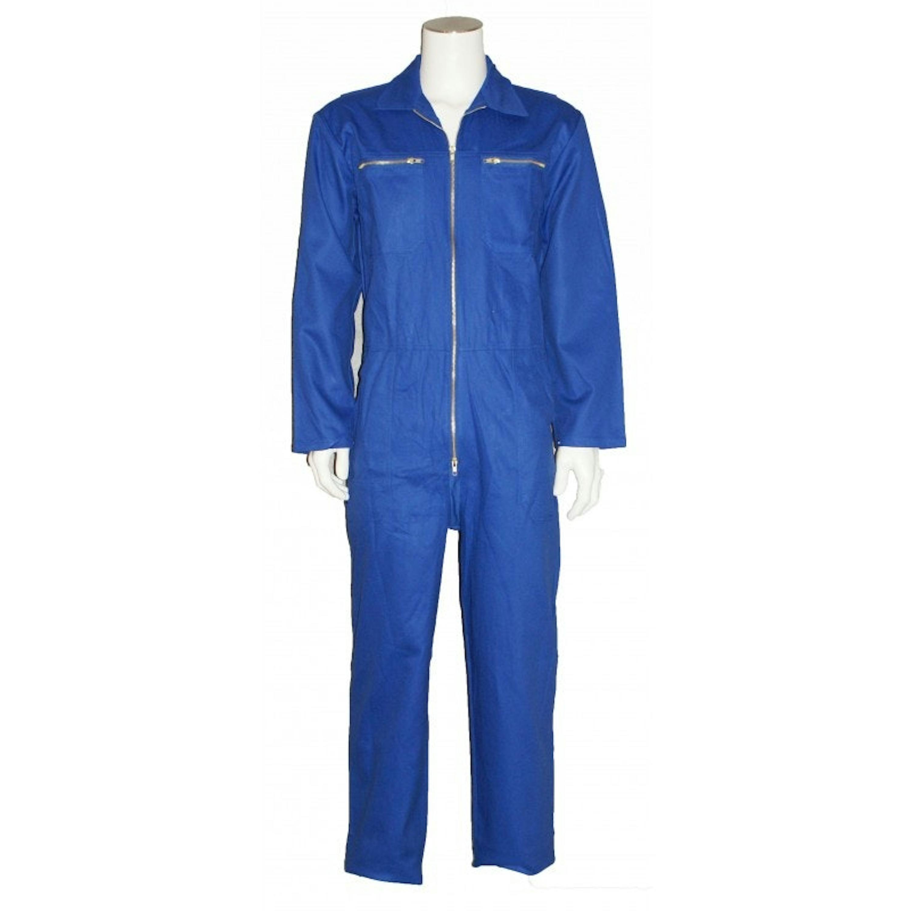 Bestex Kinderoverall 100% katoen rally - Korenblauw - 104 - 104, Korenblauw