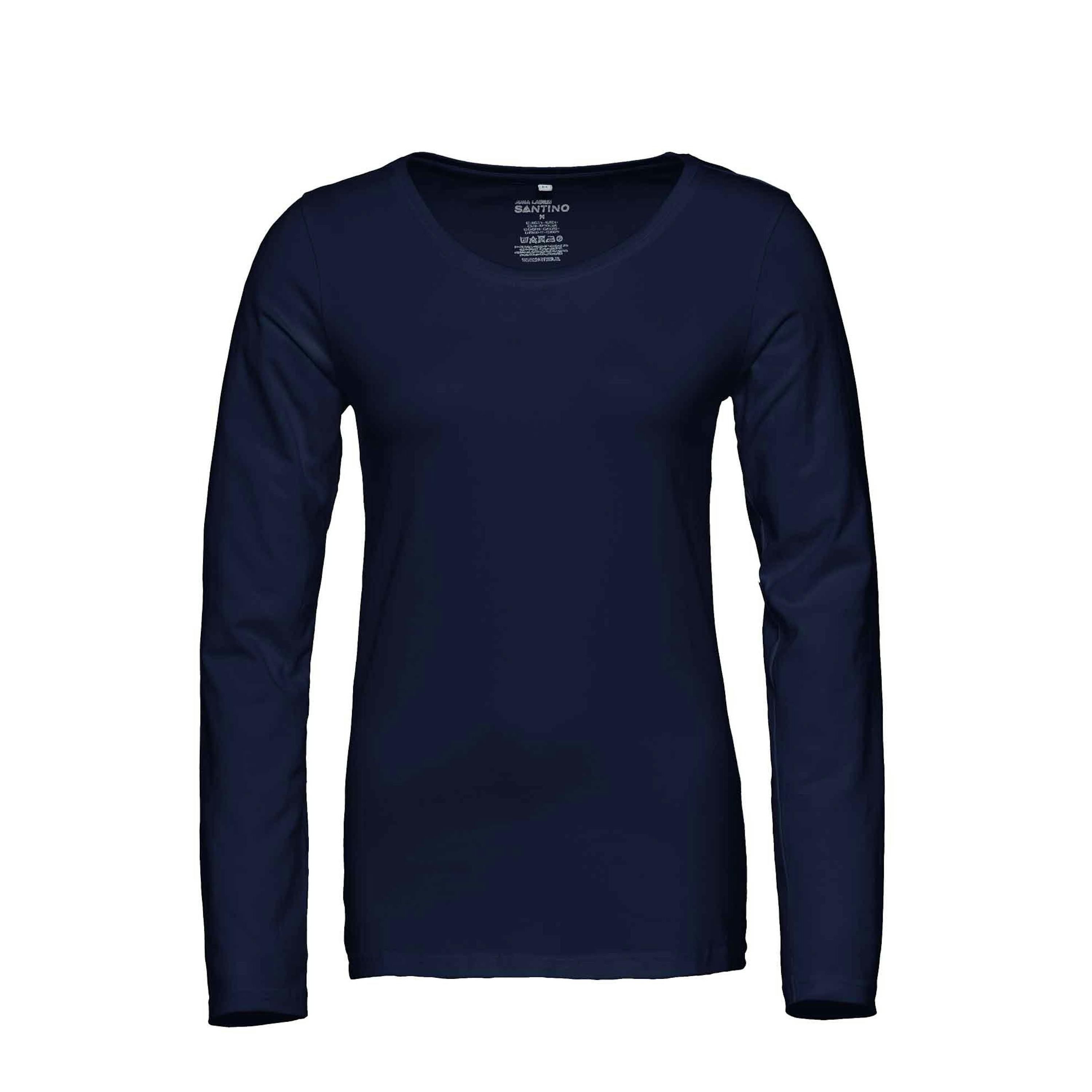 Santino slimfit T-shirt lange mouw Juna Ladies - Real Navy 6040 - Real Navy 6040 - L - Real Navy 6040, L