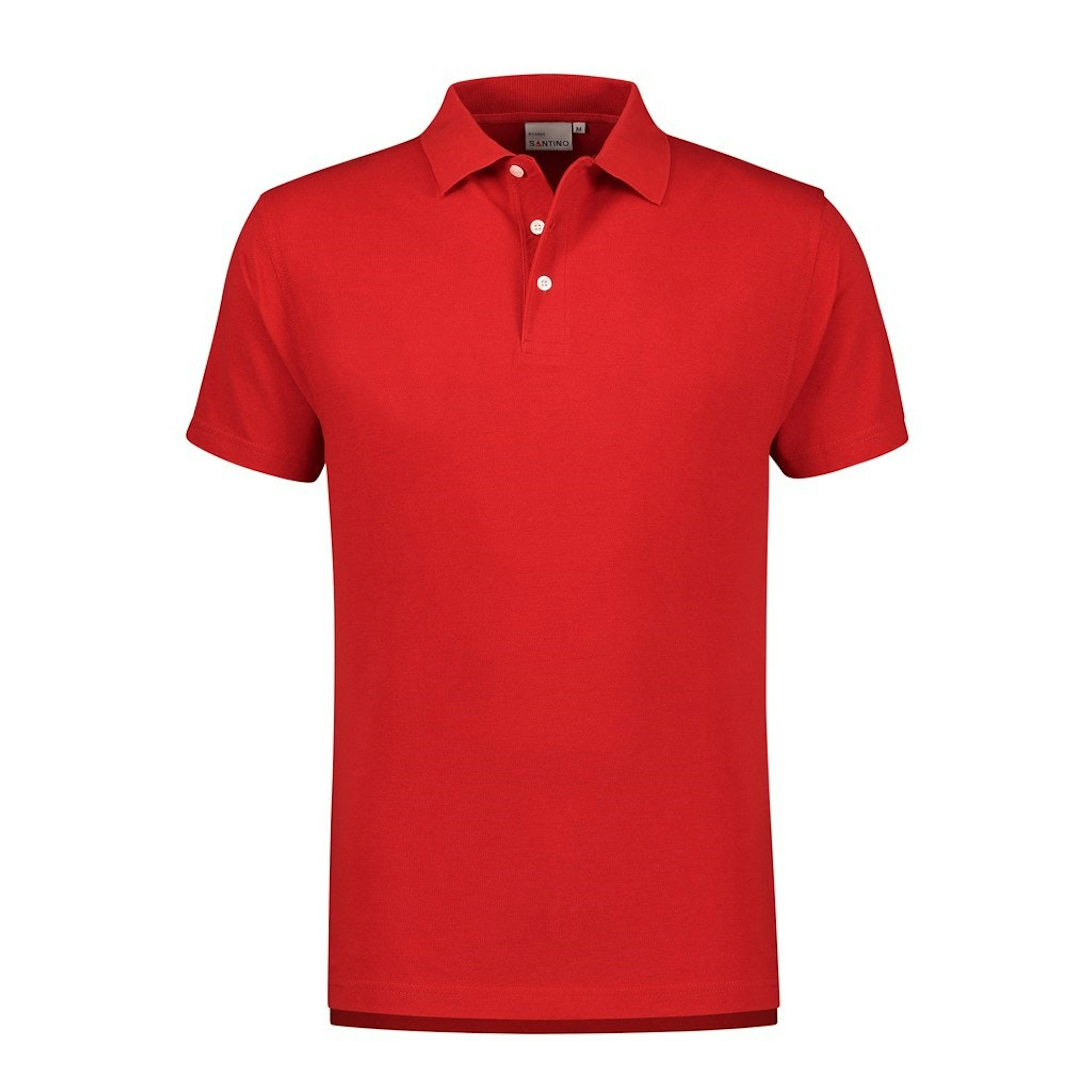 SANTINO Poloshirt Ricardo  - 4XL - Rood 2000 - Rood 2000, 4XL