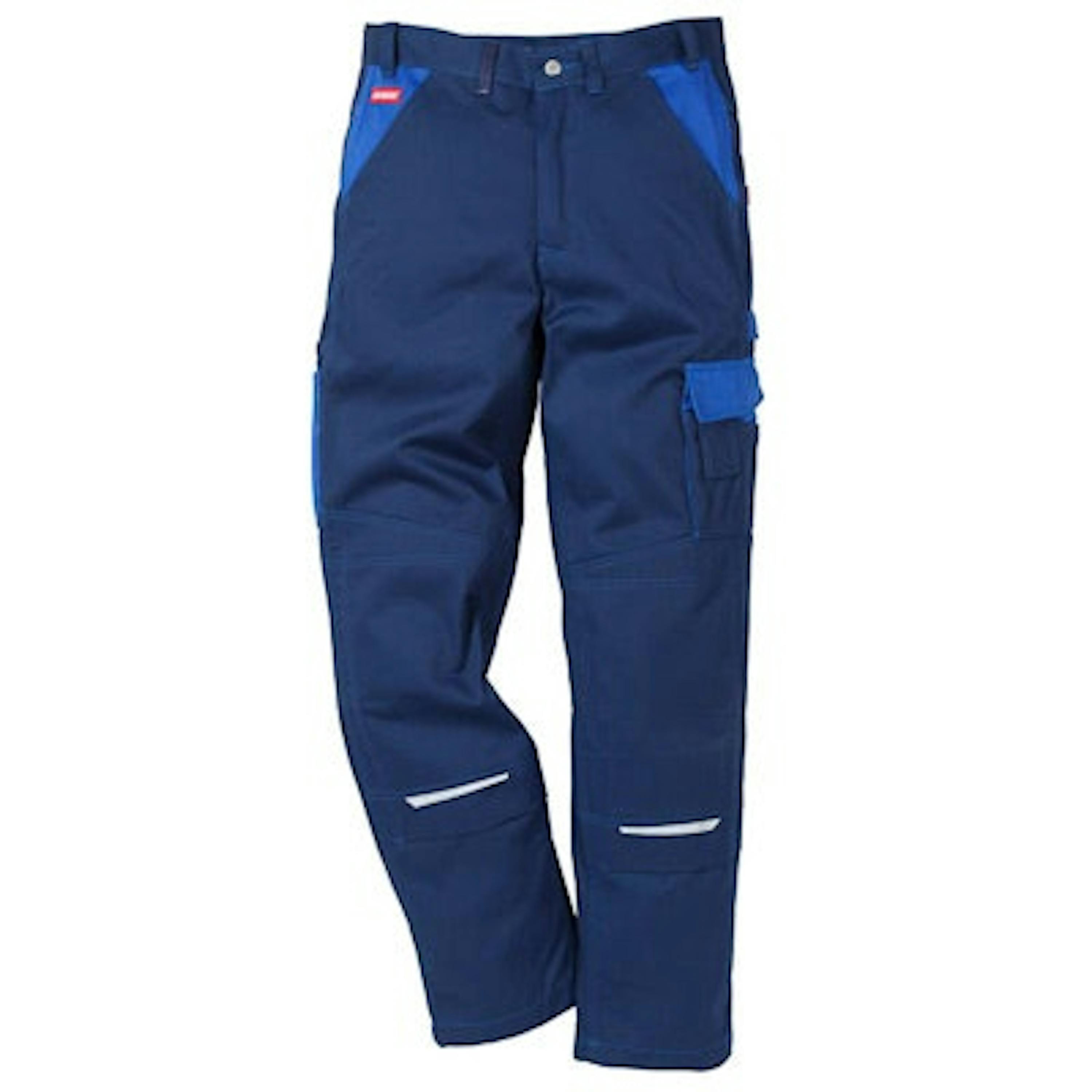 Fristads bi-colour werkbroek 100805 - 100 - Navy / Royal Blue 576 - 100, Navy / Royal Blue 576