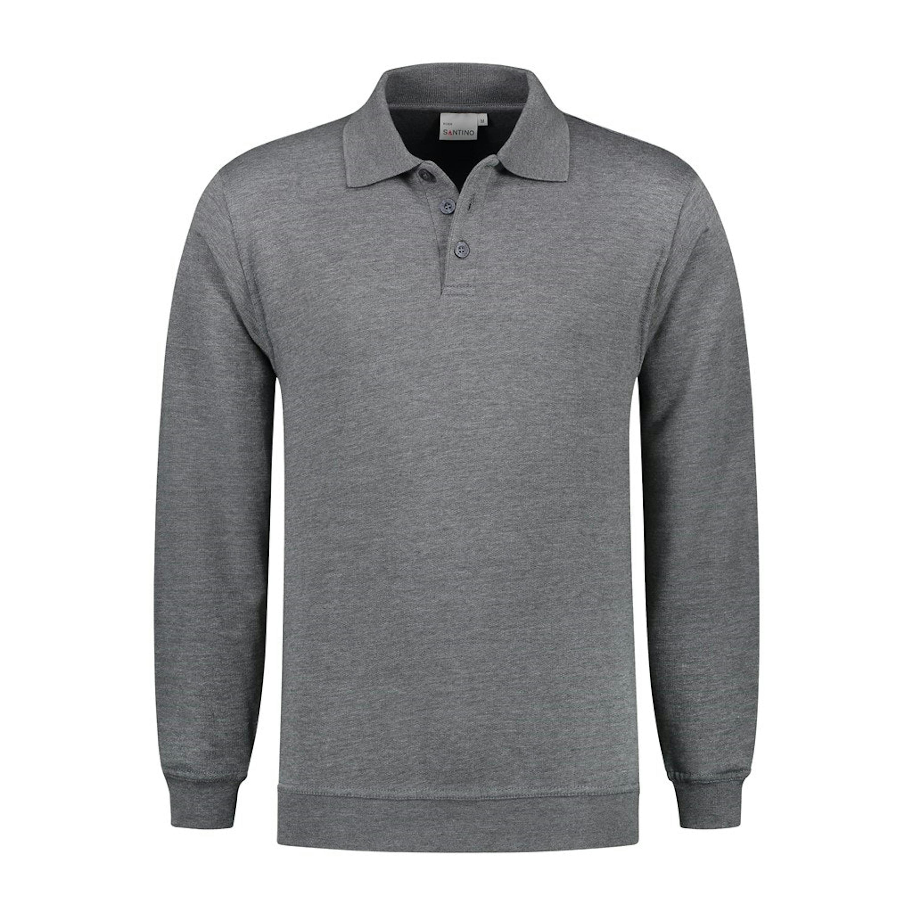 SANTINO Polosweater Robin - 3XL - Donker Grijs - Dark Grey 8021 - Donker Grijs, 3XL