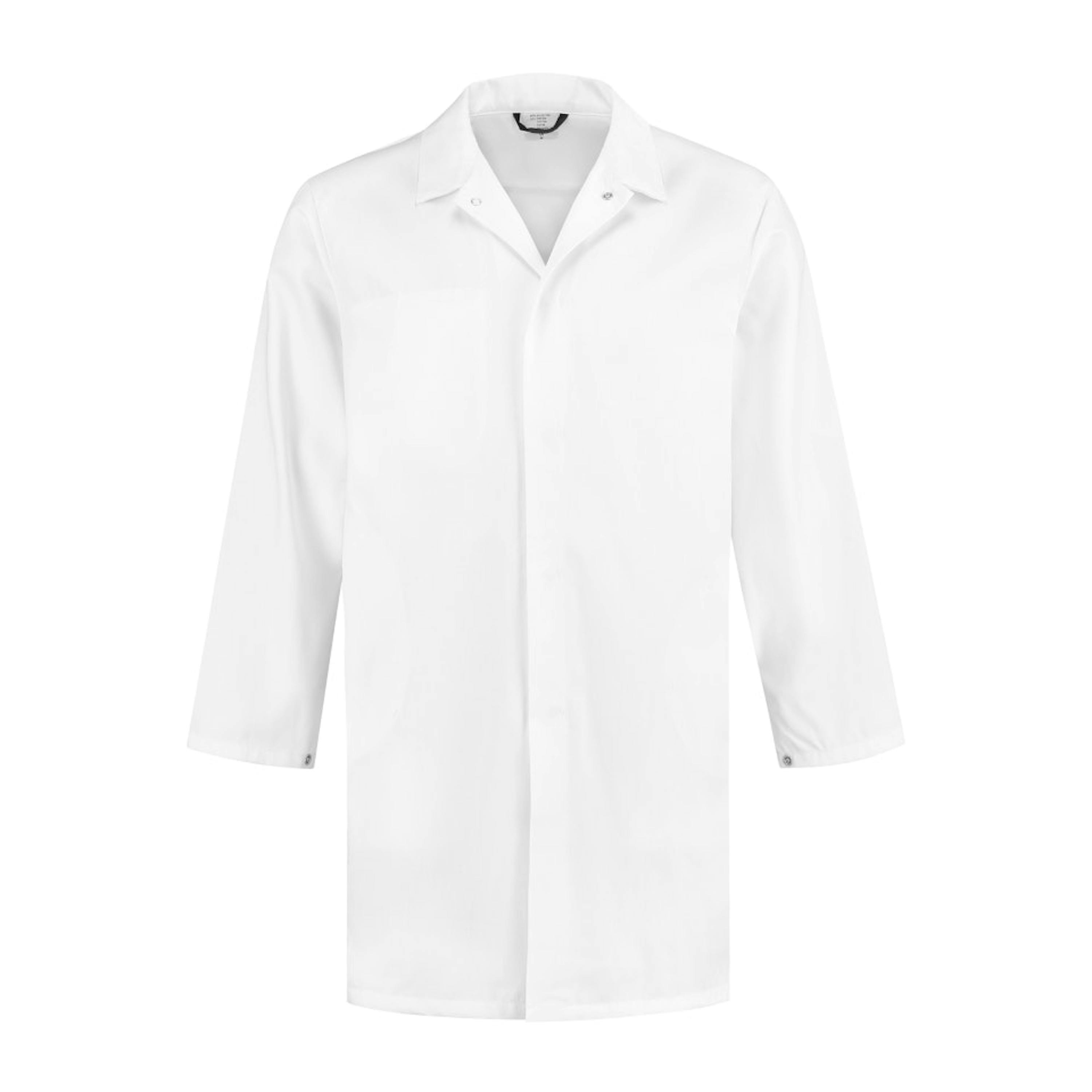 Bestex Food stofjas polyester/katoen - Wit - 2XL - Wit, 2XL